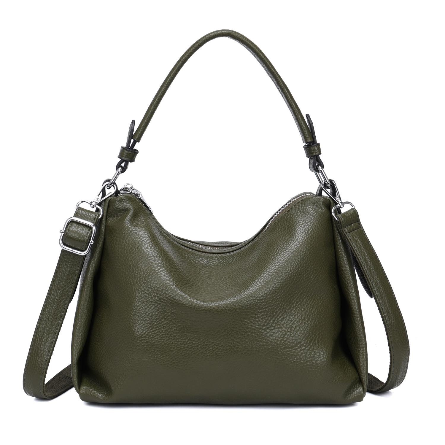 ITALYSHOP24 Schultertasche DAMEN TASCHE SHOPPER Umhängetasche günstig online kaufen