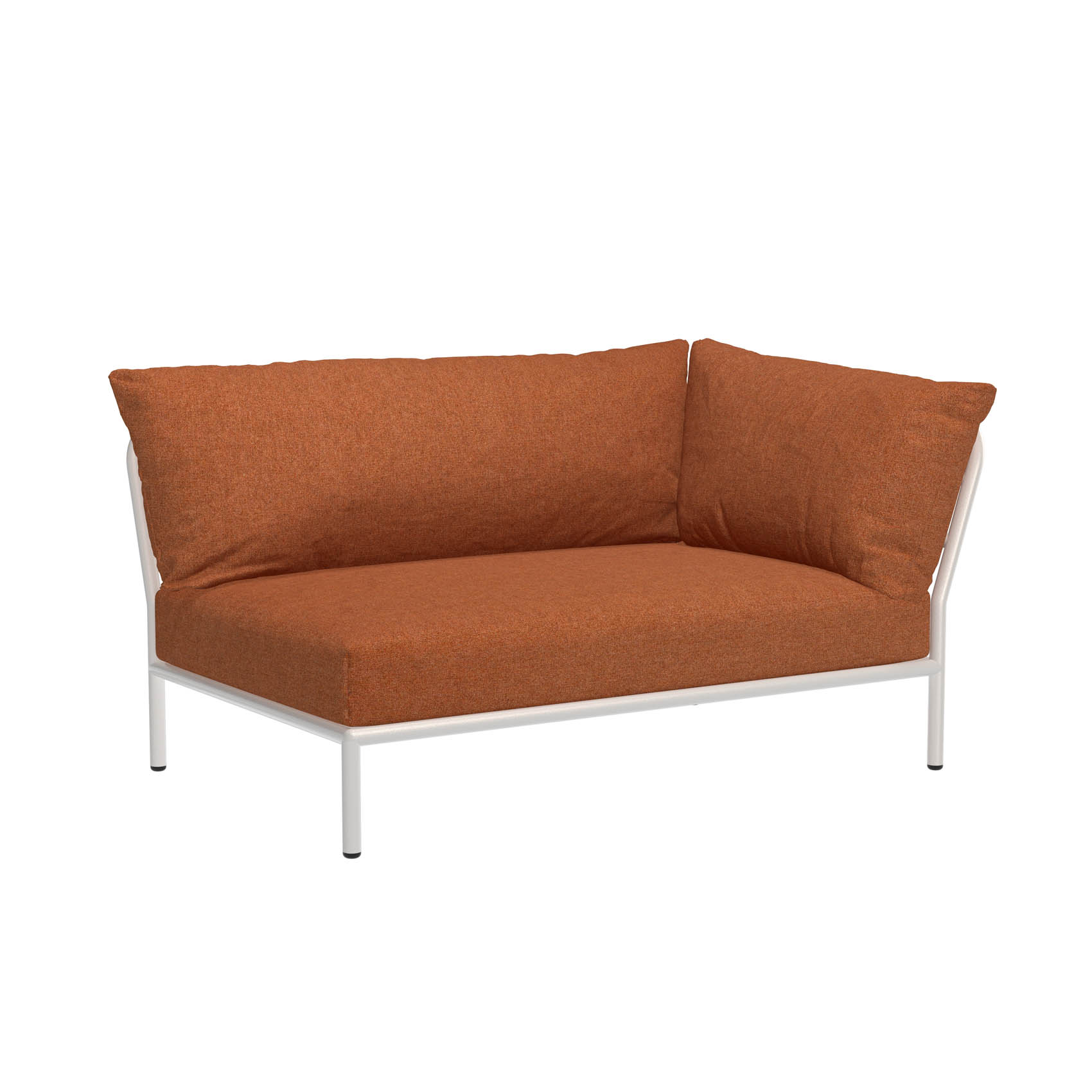 LEVEL2 Outdoor Sofa Lounge-Modul 2 Rost Weiß Rechts günstig online kaufen