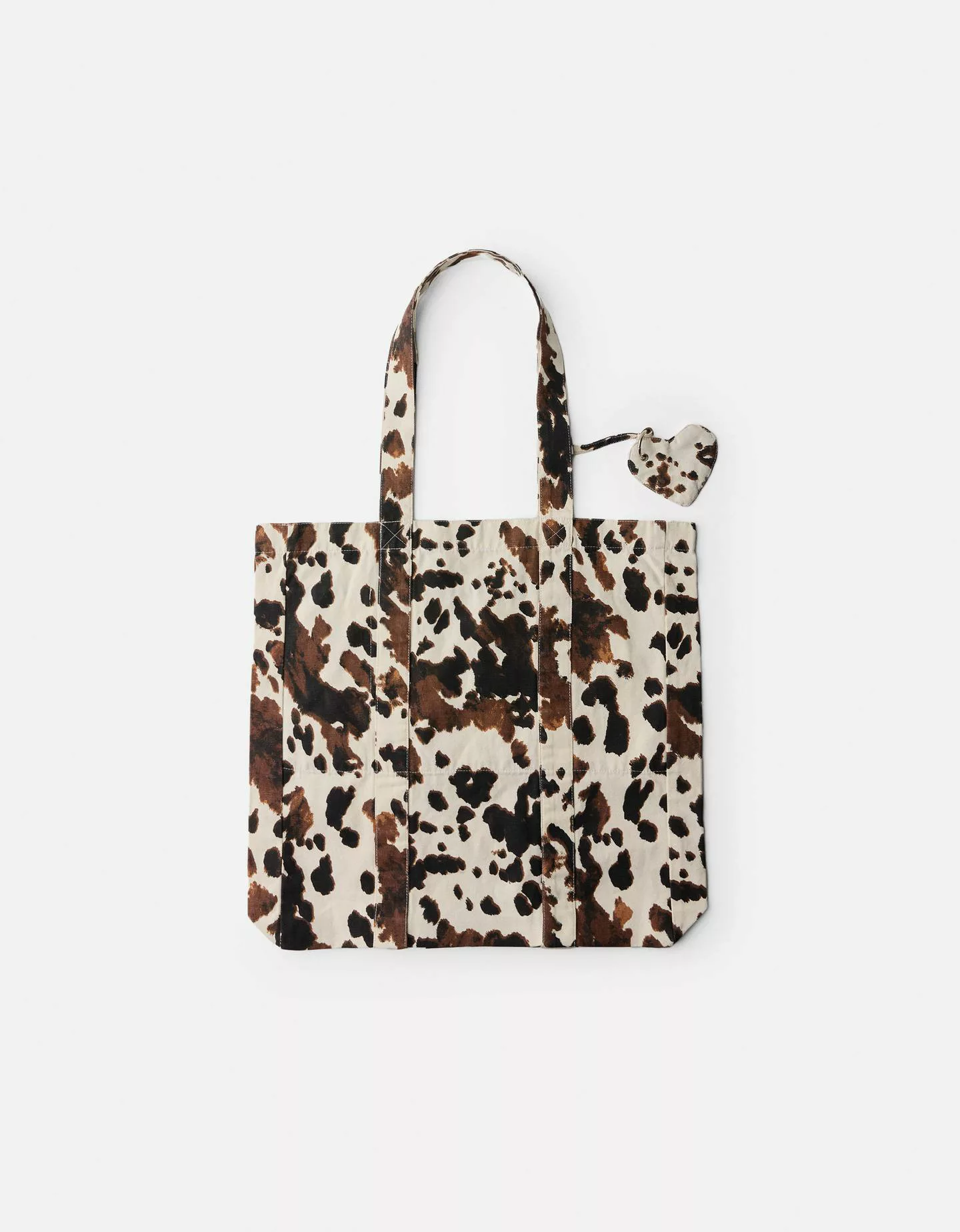 Bershka Shopper-Tasche Mit Animalprint Damen Rohweiß günstig online kaufen