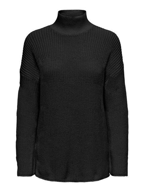 ONLY Strickpullover Strick Struktur Pullover Stehkragen Langarm ONLBELLA ON günstig online kaufen