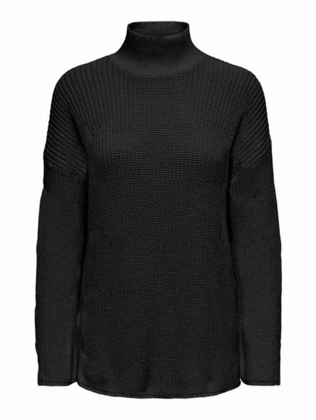 ONLY Strickpullover Strick Struktur Pullover Stehkragen Langarm ONLBELLA ON günstig online kaufen