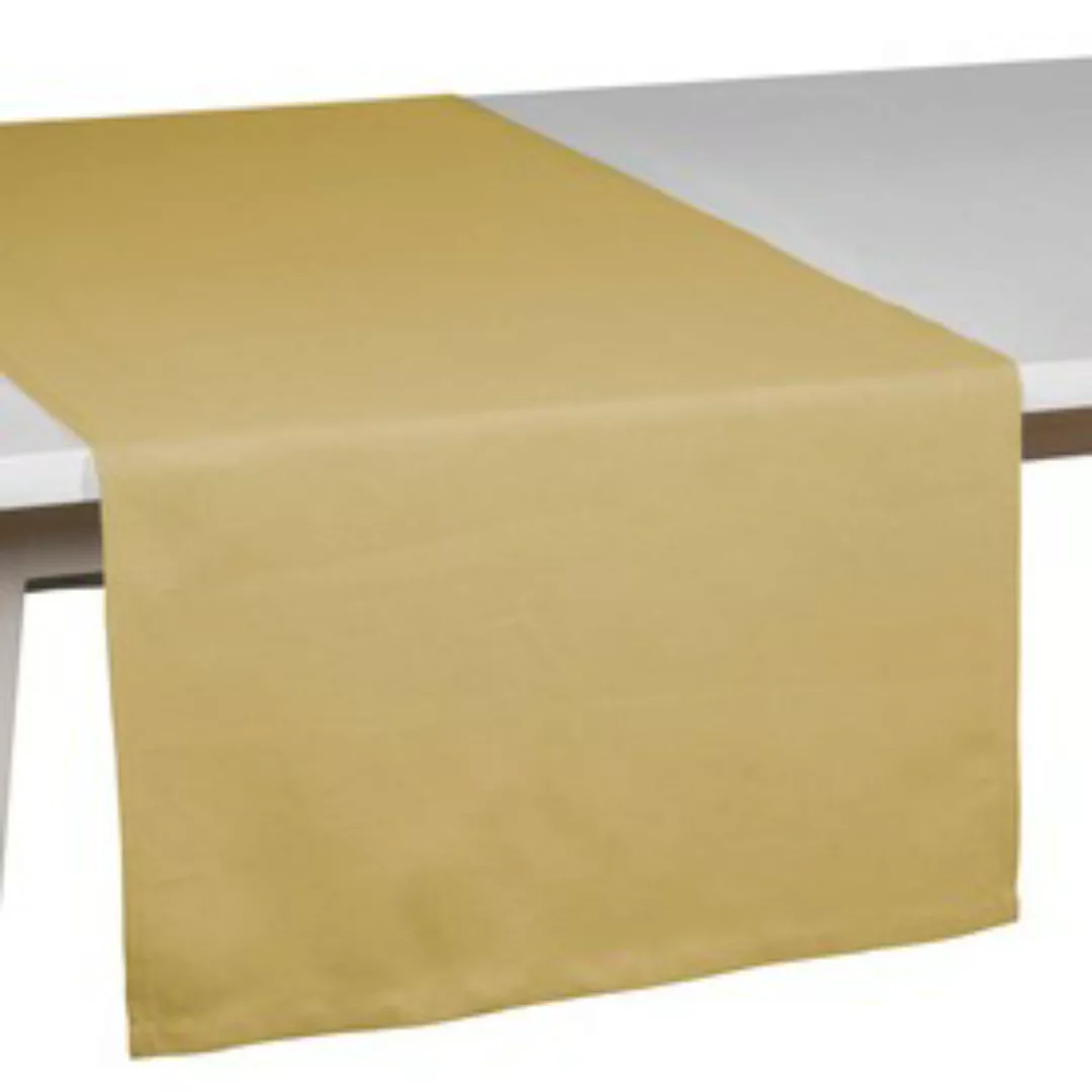 Tischläufer 'Pure' senfgelb 50x150cm günstig online kaufen