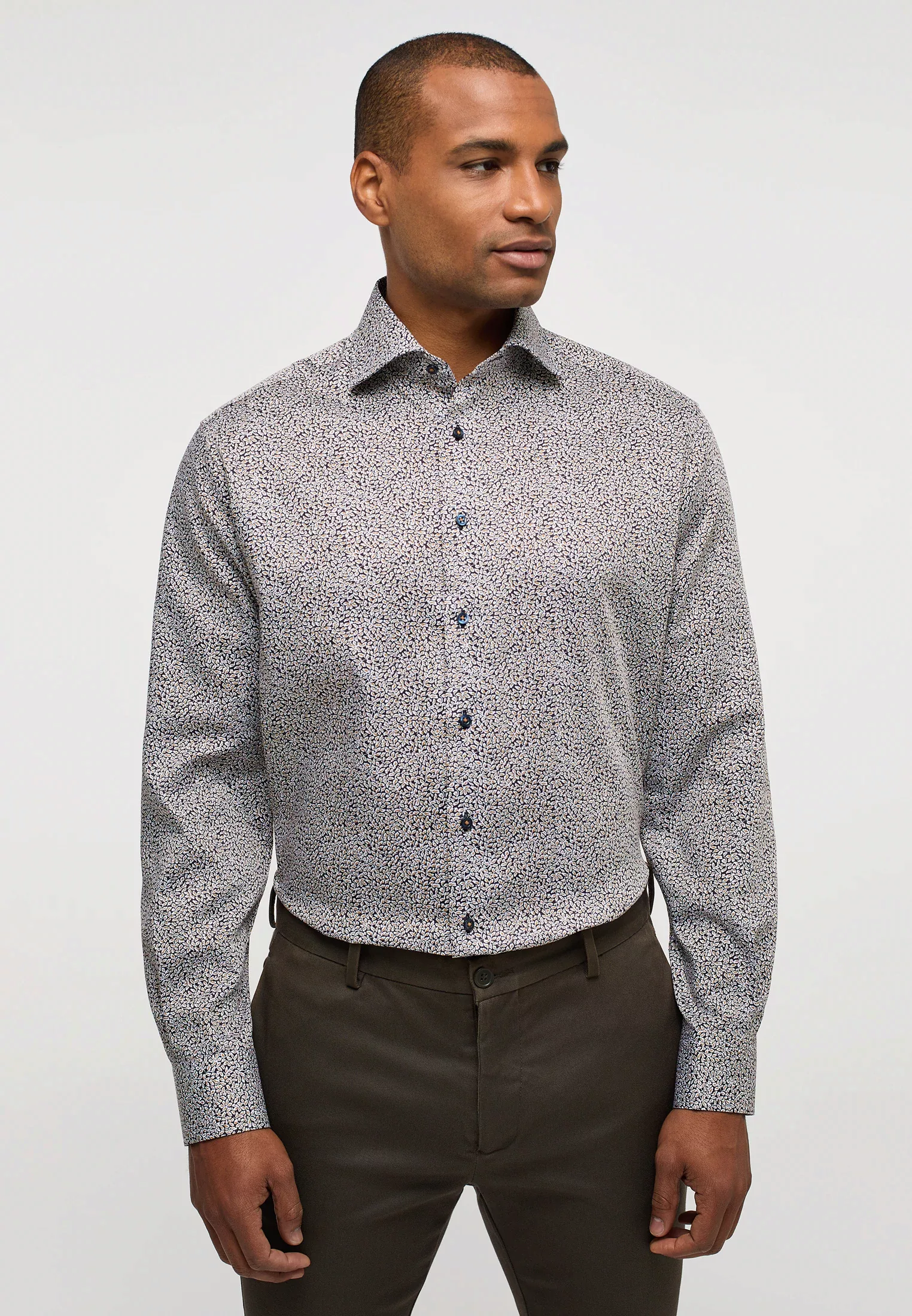Eterna Langarmhemd "MODERN FIT", NON IRON (bügelfrei) günstig online kaufen