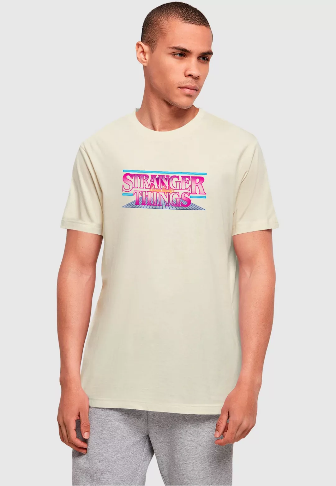 ABSOLUTE CULT T-Shirt "ABSOLUTE CULT Herren Stranger Things - Retro Title T günstig online kaufen