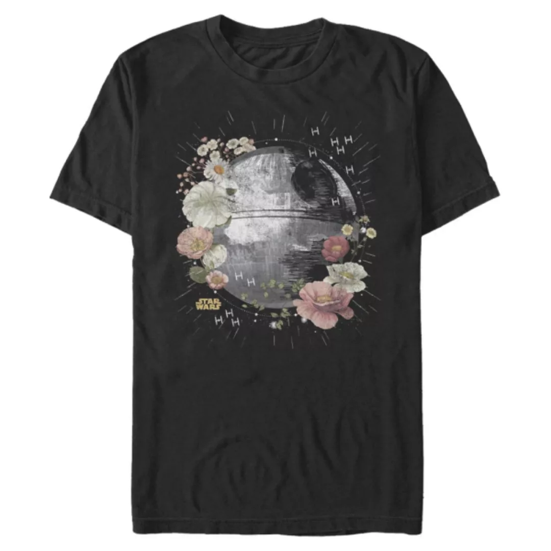 Star Wars - Death Star Floral - Männer T-Shirt günstig online kaufen