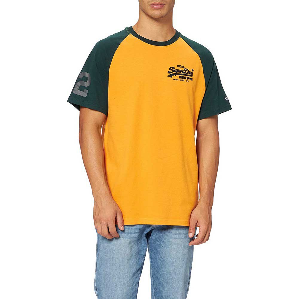 Superdry Vintage Logo Ac Raglan Kurzarm T-shirt S Track Gold günstig online kaufen