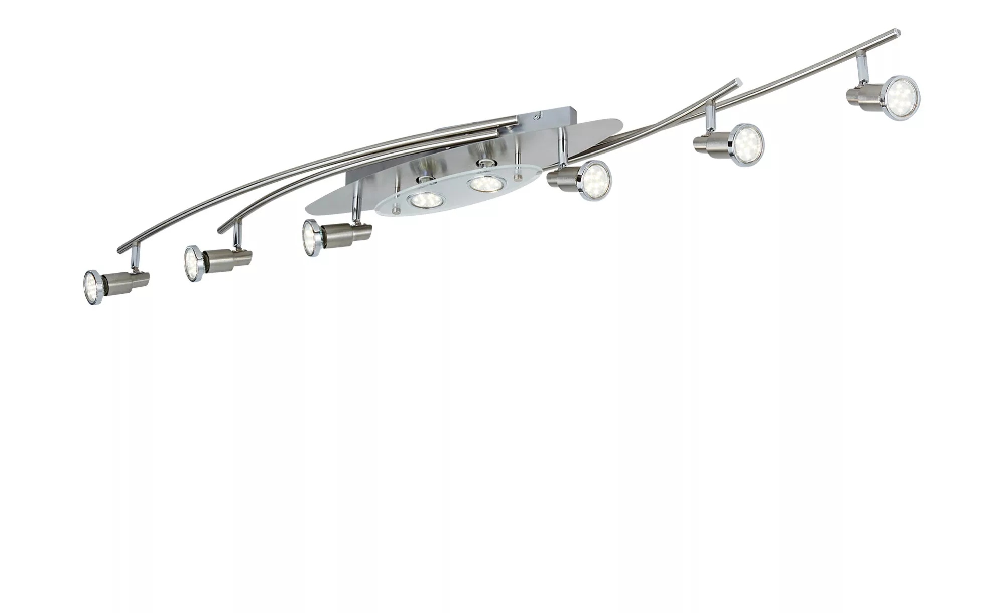 KHG LED-Deckenstrahler ¦ silber ¦ Maße (cm): B: 127 H: 10 T: 12,5 Lampen & günstig online kaufen