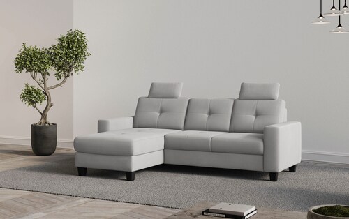 Places of Style Ecksofa "Varese", wahlweise mit Bettfunktion und Bettkasten günstig online kaufen