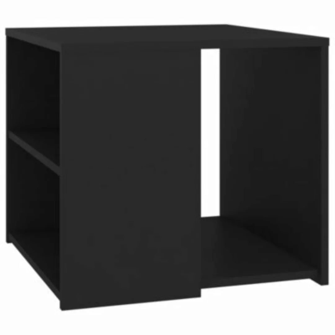vidaXL Beistelltisch Schwarz 50x50x45 cm Holzwerkstoff Couchtisch schwarz günstig online kaufen