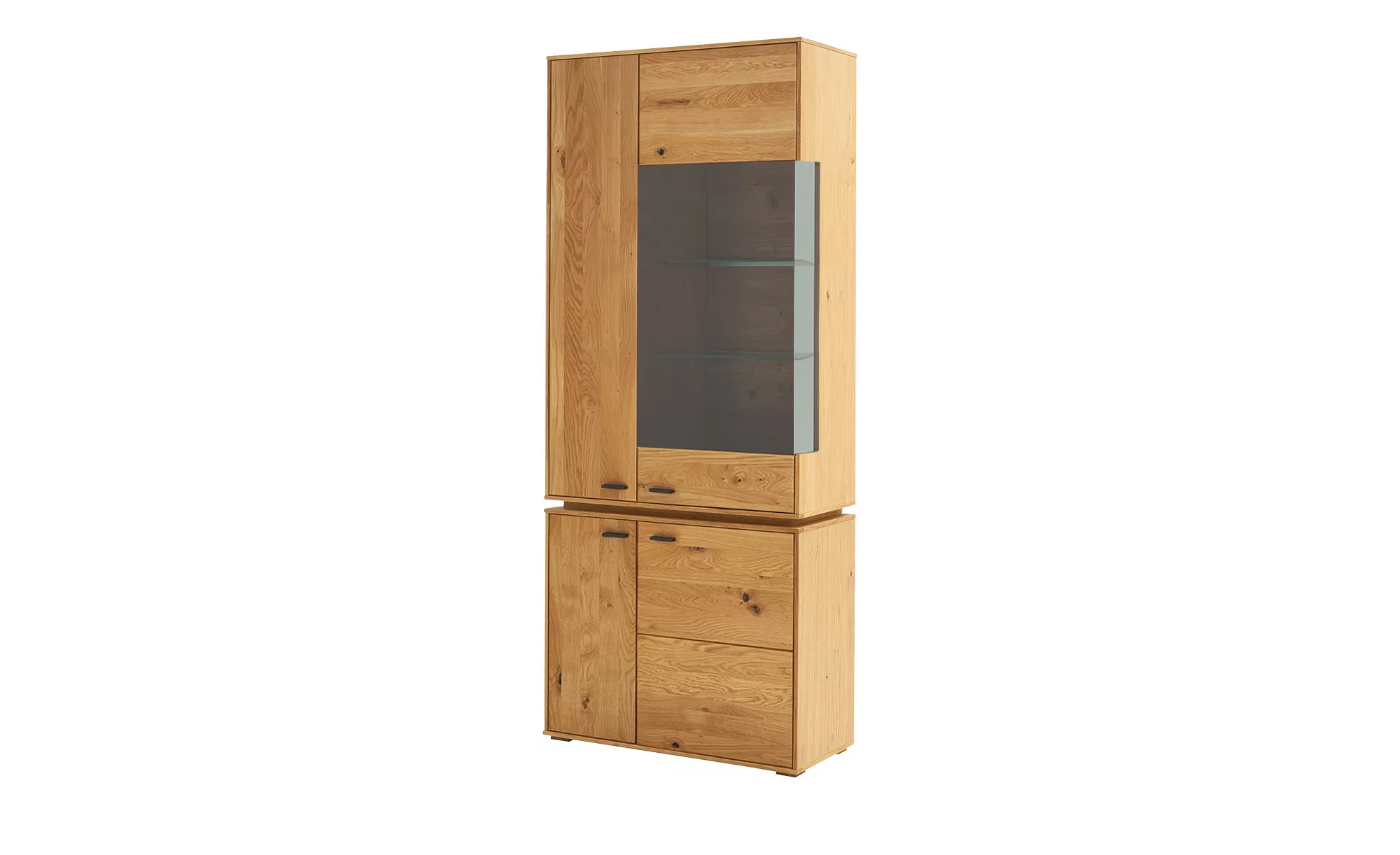 Woodford Kombi-Vitrine  Moris ¦ holzfarben ¦ Maße (cm): B: 83 H: 202 T: 38. günstig online kaufen