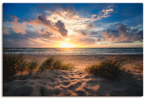 Artland Wandbild "Ostseestrand", Strand, (1 St.), als Leinwandbild, Poster günstig online kaufen