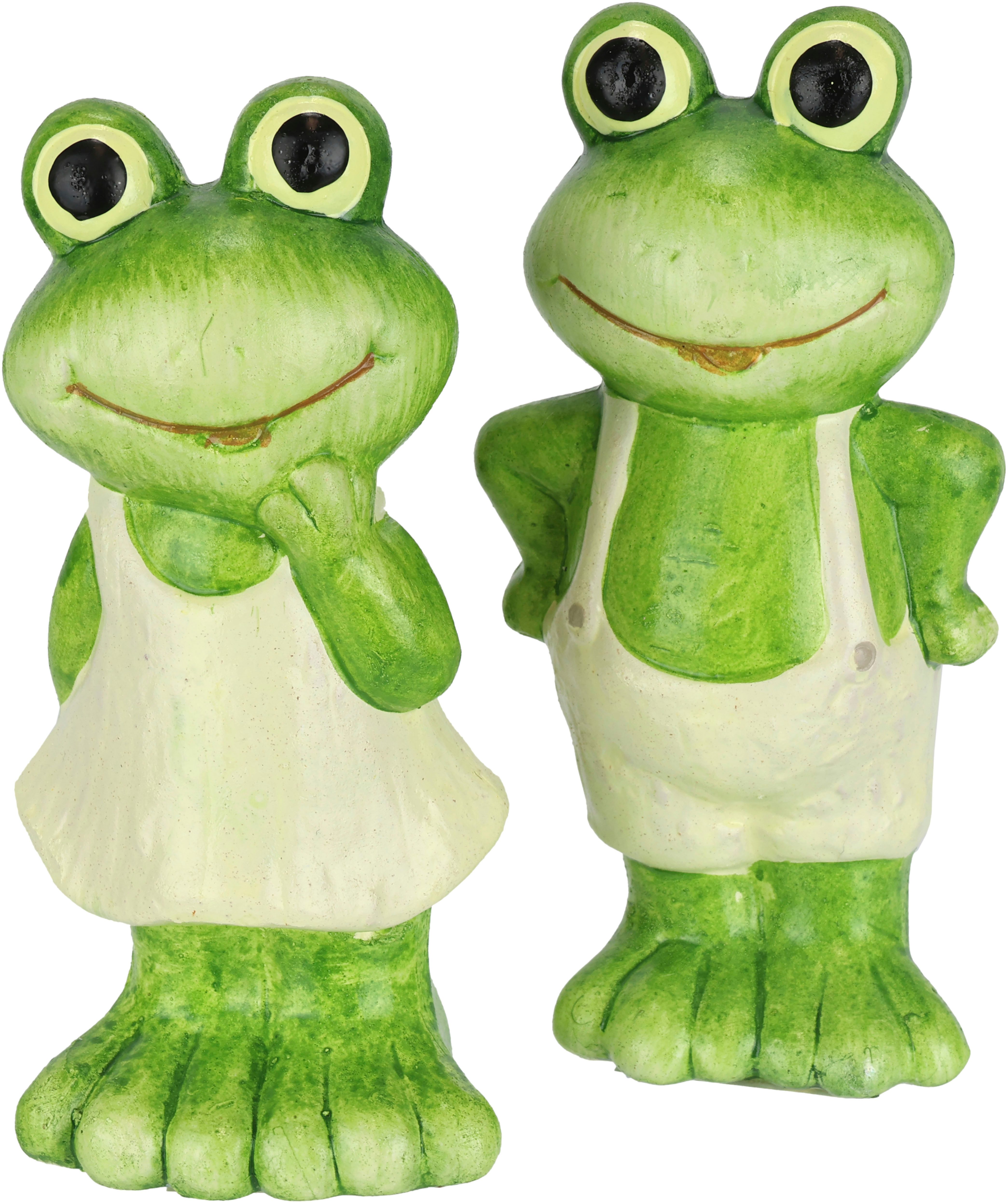 I.GE.A. Dekofigur "Figur Frosch", Dekofigur Gartendeko Tierfigur Garten Dek günstig online kaufen