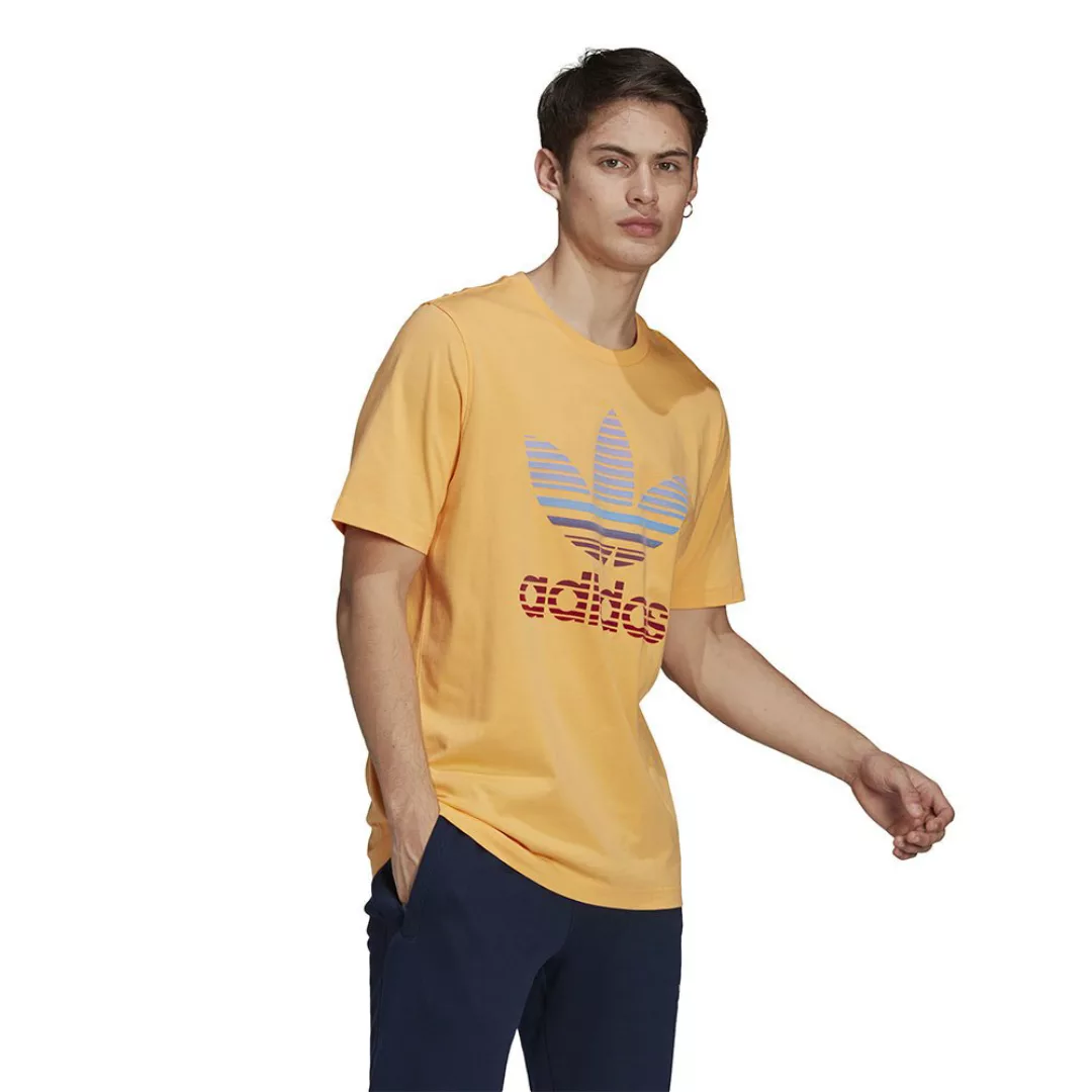 Adidas Originals Trefoil Ombre Kurzarm T-shirt M Hazy Orange günstig online kaufen