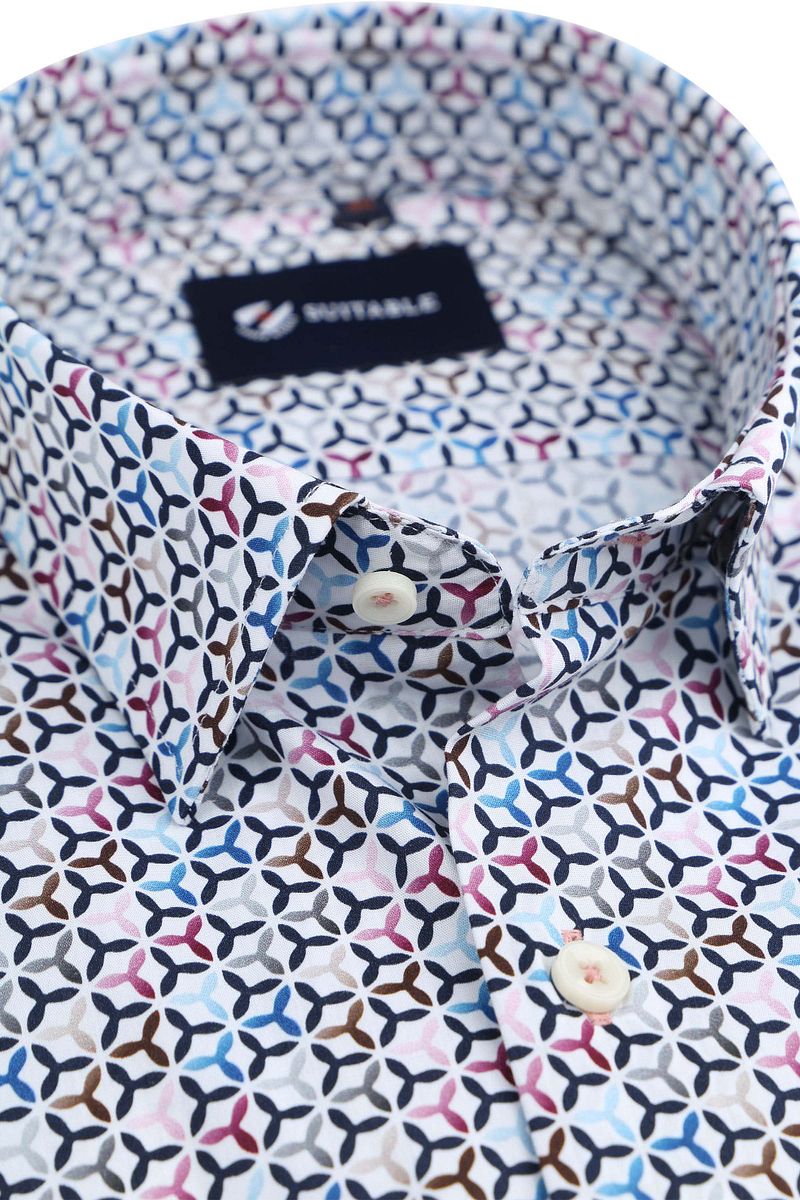 Suitable Hemd Print Mehrfarbig - Größe 39 günstig online kaufen