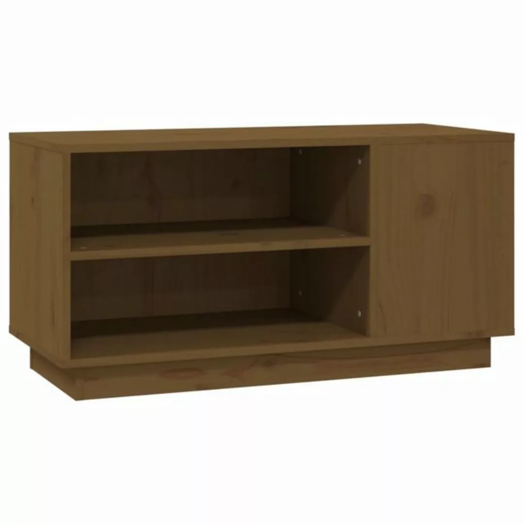 furnicato TV-Schrank Honigbraun 80x35x40,5 cm Massivholz Kiefer (1-St) günstig online kaufen