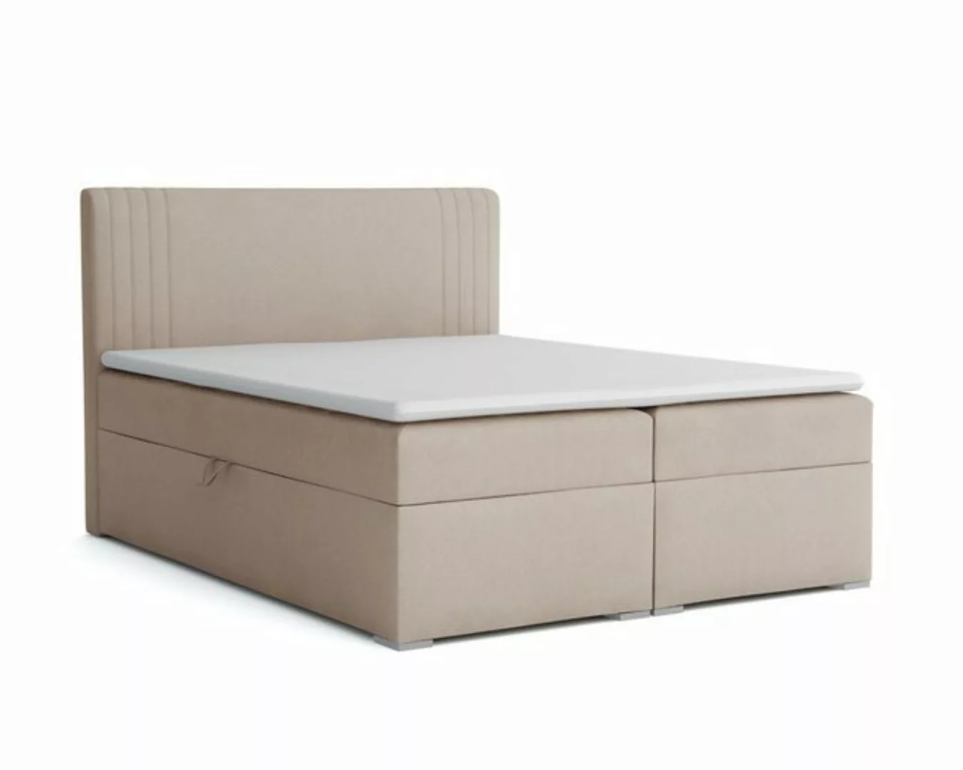 Deine Möbel 24 Boxspringbett KAI Komplettbett Polsterbett inkl. Bonellfeder günstig online kaufen