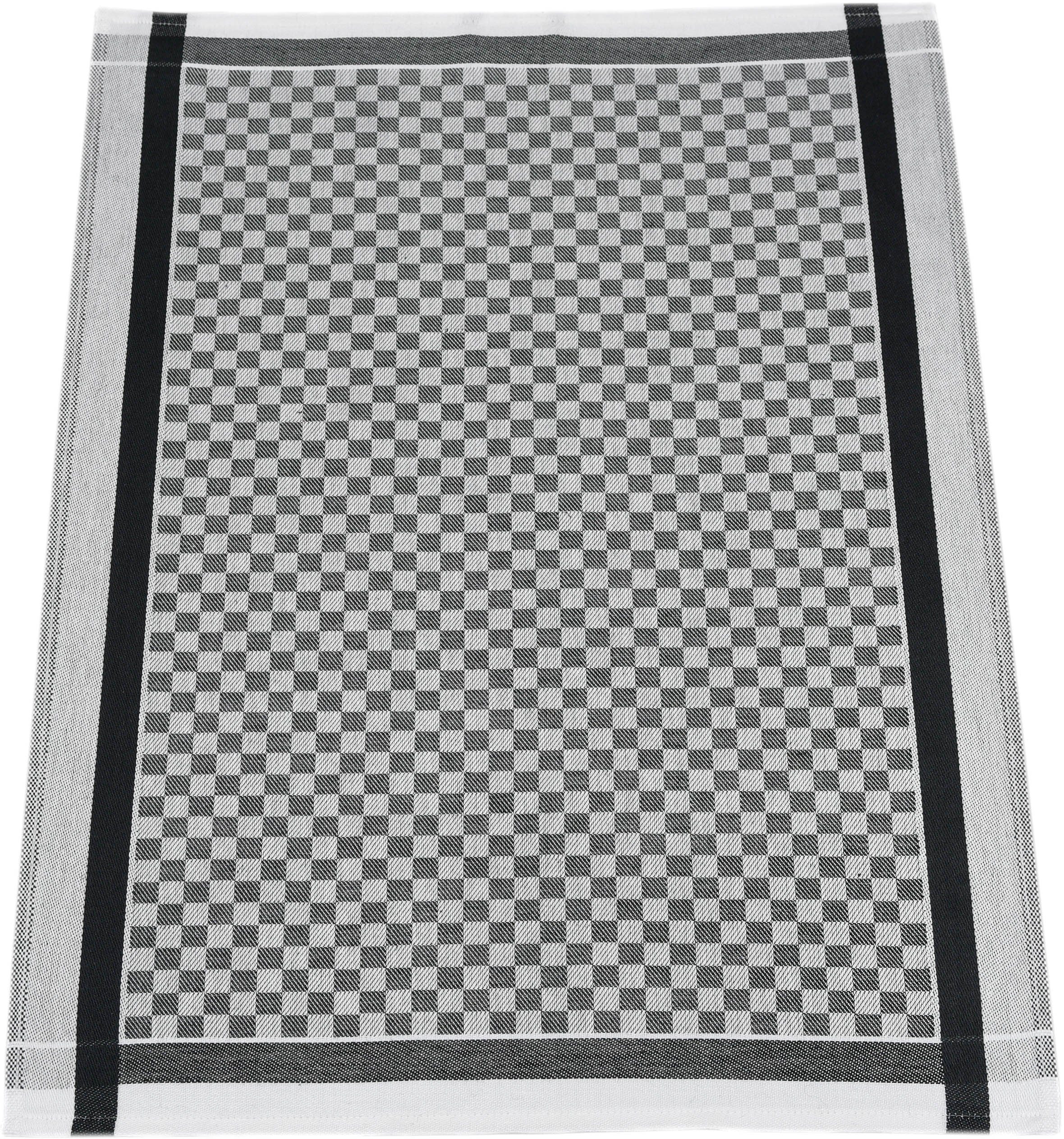 ROSS Geschirrtuch »Exclusiv«, (Set, 3 tlg.), Karofond, 50x70 cm günstig online kaufen