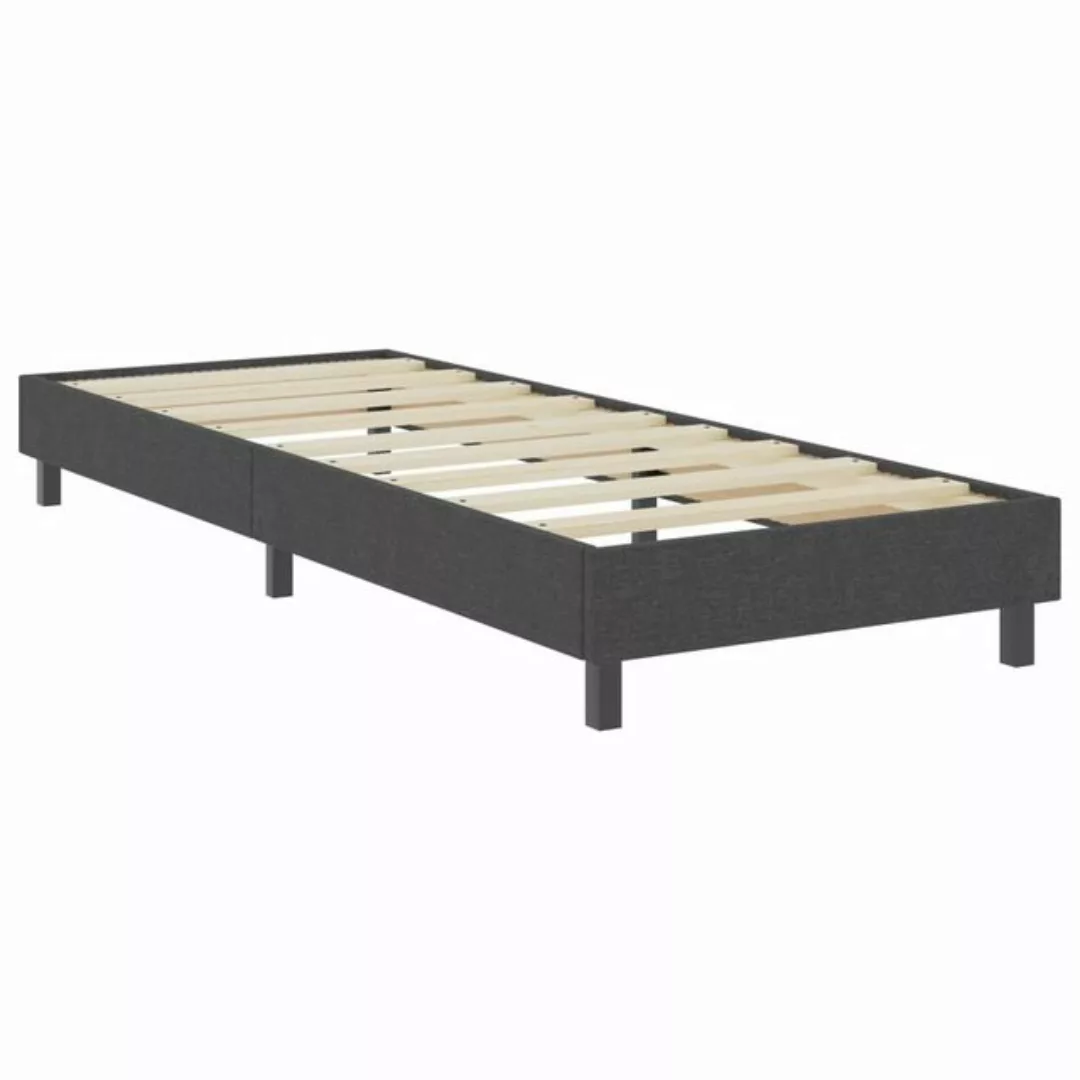 Bettgestell Grau Stoff 90×200 Cm günstig online kaufen