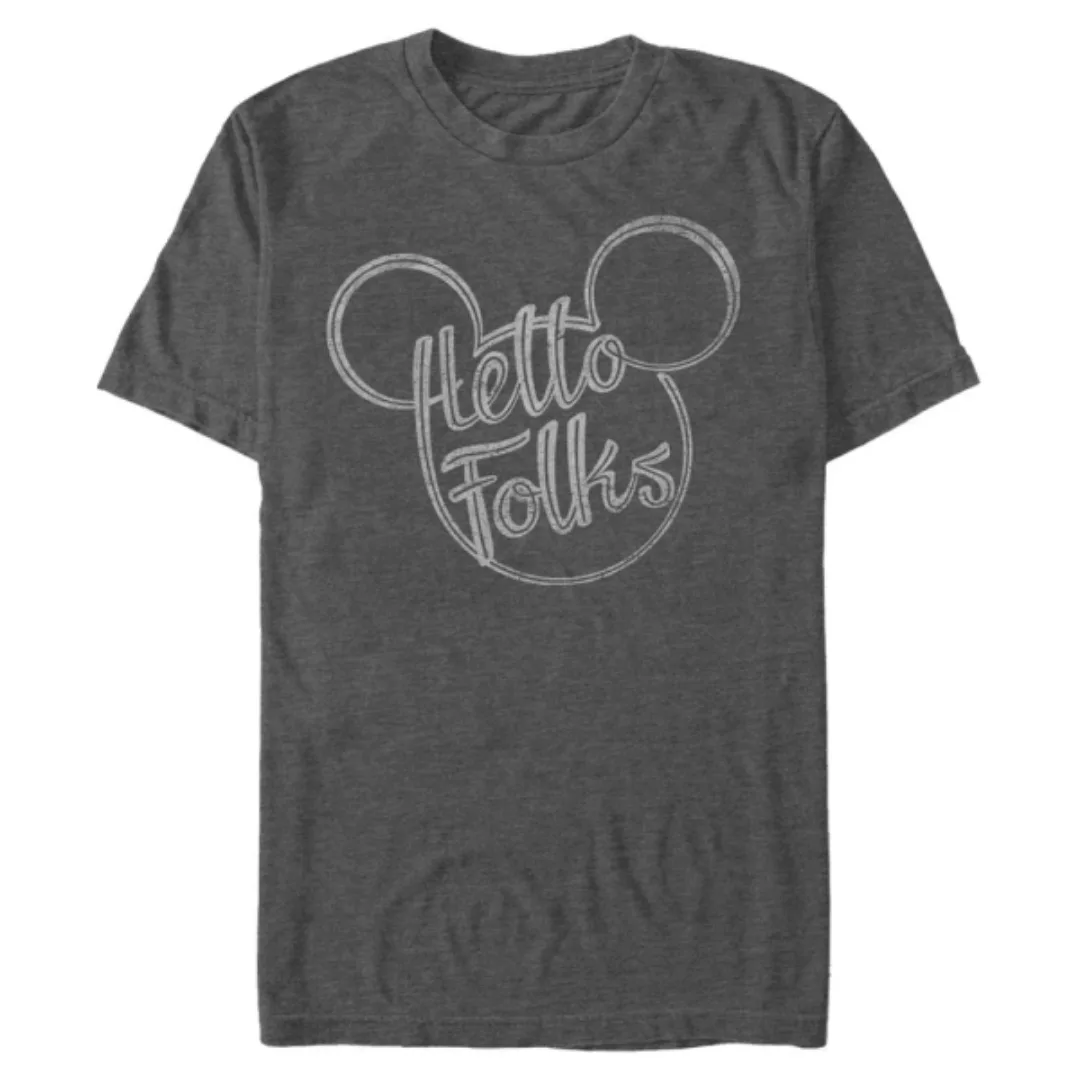 Disney - Micky Maus - Micky Maus Hello Folks - Männer T-Shirt günstig online kaufen