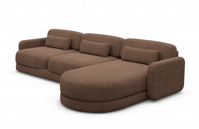 Sofa Dreams Ecksofa Stoff Sofa Eck Couch Polster Stoffsofa Modern Valencia günstig online kaufen
