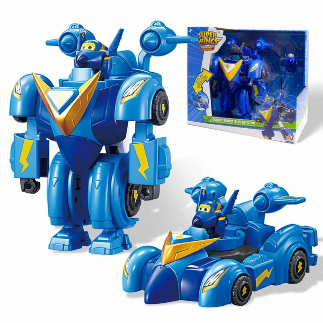 Super Wings Hörspielfigur Super-Roboter-Bausatz Jerome Verwandelbare Puppe, günstig online kaufen