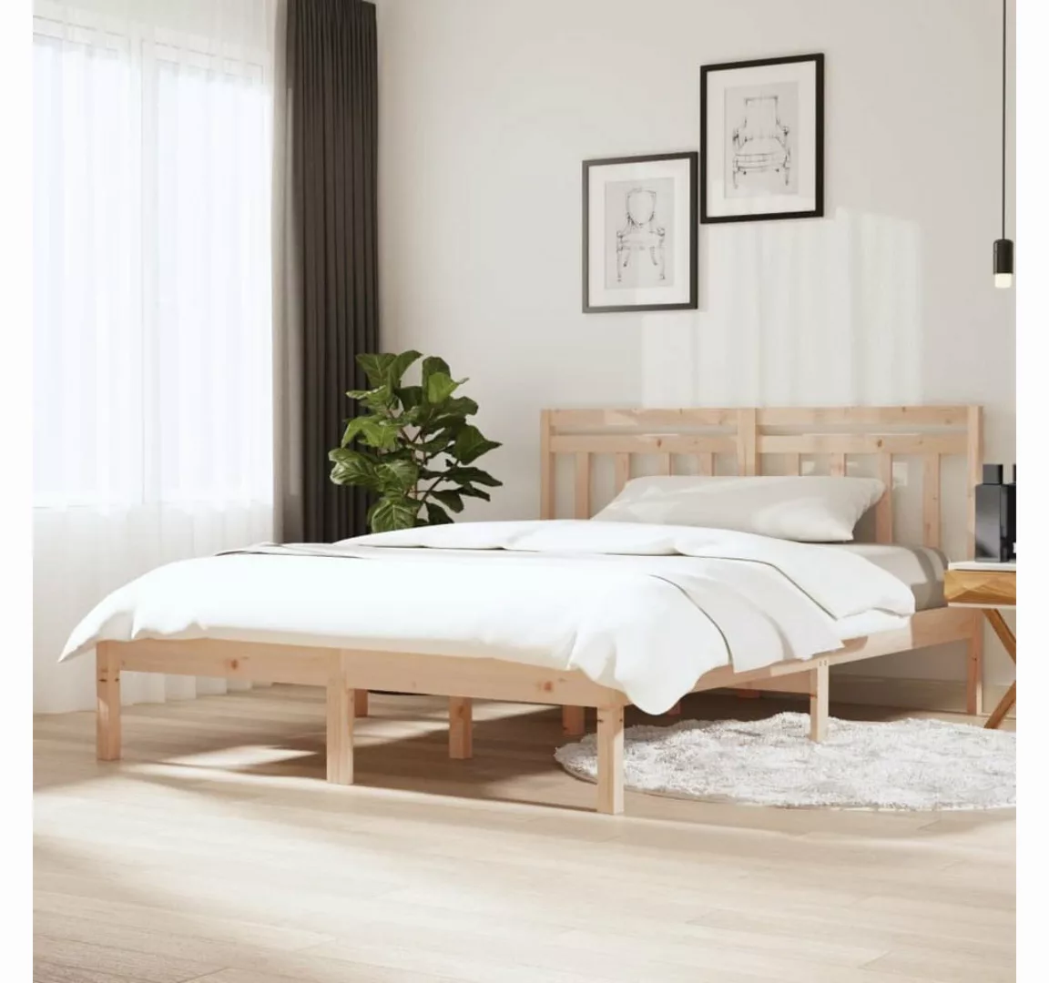 furnicato Bett Massivholzbett Kiefer 120x200 cm günstig online kaufen