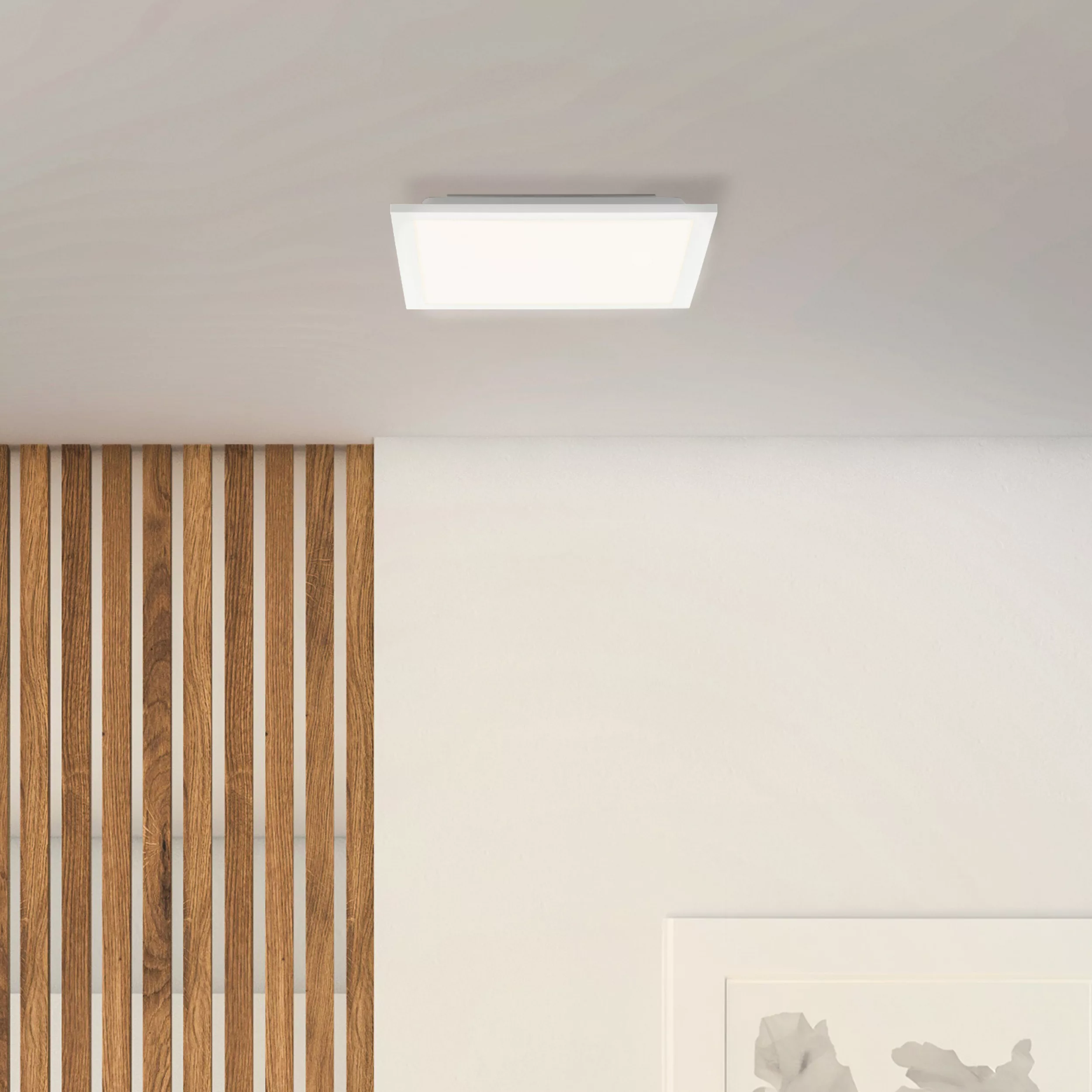 Brilliant LED Deckenleuchte »Briston«, 30 x 30 cm, 1600 lm, 2700 K, Alumini günstig online kaufen