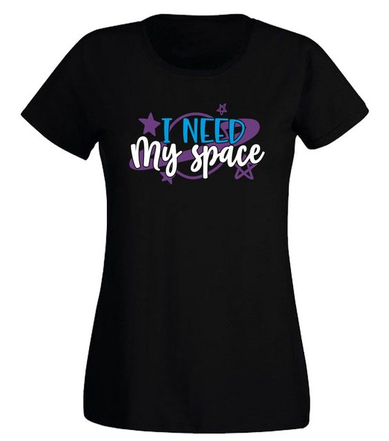 G-graphics T-Shirt Damen T-Shirt - I need my space Slim-fit, mit trendigem günstig online kaufen
