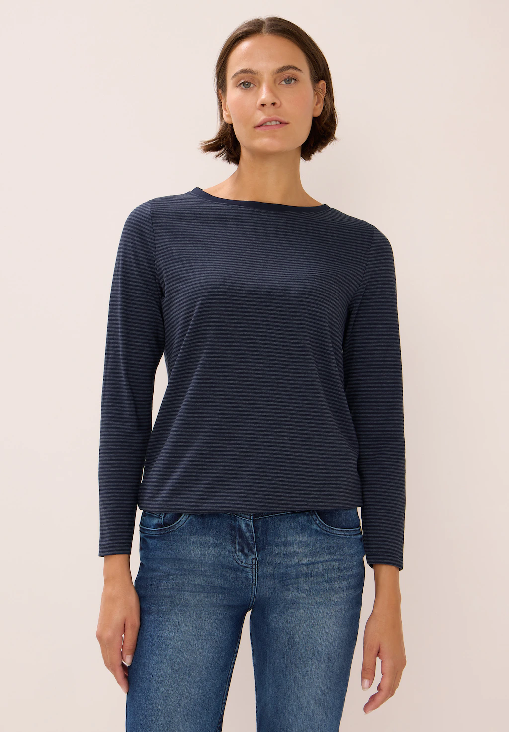 Cecil Langarmshirt, im soften Baumwoll-Mix günstig online kaufen