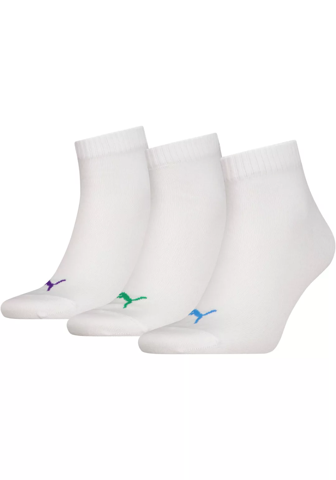 PUMA Kurzsocken "Unisex PUMA UNISEX QUARTER PLAIN", (Packung, 3er-Pack), mi günstig online kaufen