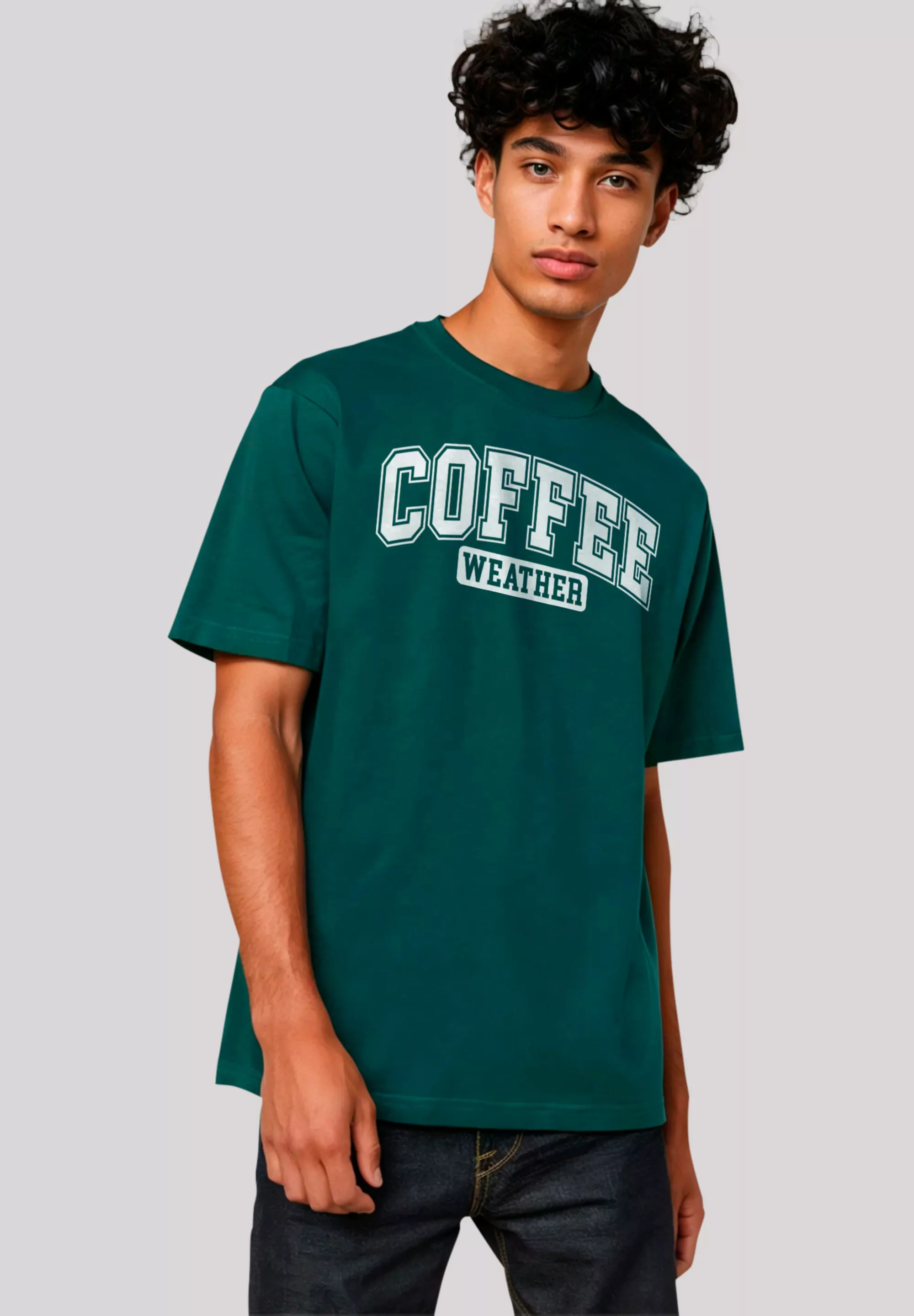 F4NT4STIC T-Shirt "Coffee Weather Winter Holiday Weihnachten", Premium Qual günstig online kaufen