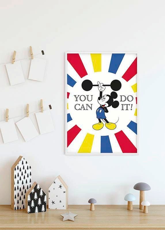 Komar Poster "Mickey Mouse Do it", Disney, (1 St.), Kinderzimmer, Schlafzim günstig online kaufen