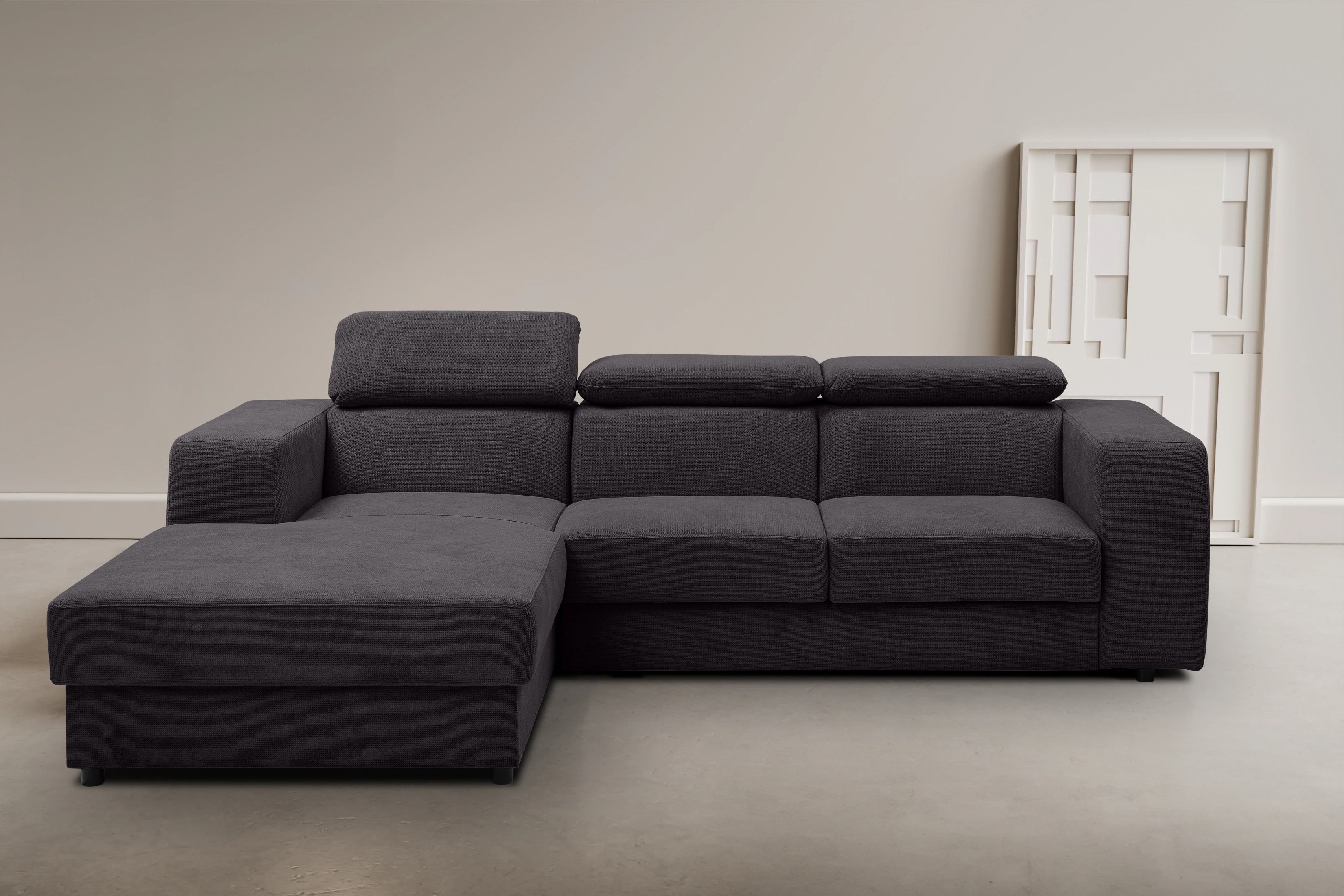WERK2 Ecksofa "Cherry, modernes Sofa mit Komfortfunktionen, Breite 270cm, L günstig online kaufen