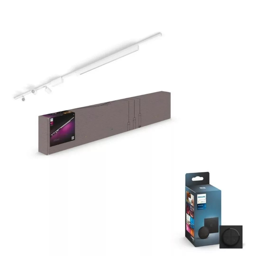 Philips Hue Bluetooth White & Color Ambiance Schienensystem Perifo 3x Spot günstig online kaufen