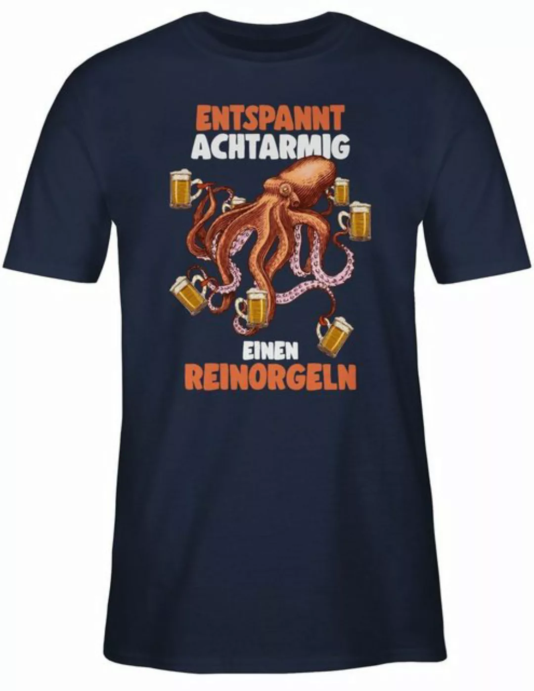 Shirtracer T-Shirt Entspannt achtarmig einen reinorgeln - 8 armig - reinorg günstig online kaufen