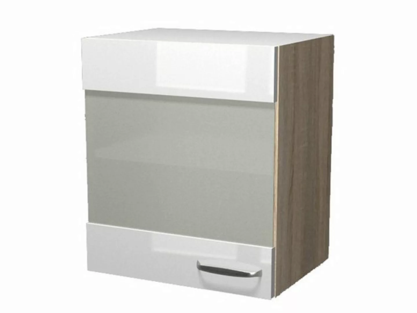 Flex-Well Glashängeschrank Glashängeschrank Küche - 50 cm breit - Hochglanz günstig online kaufen