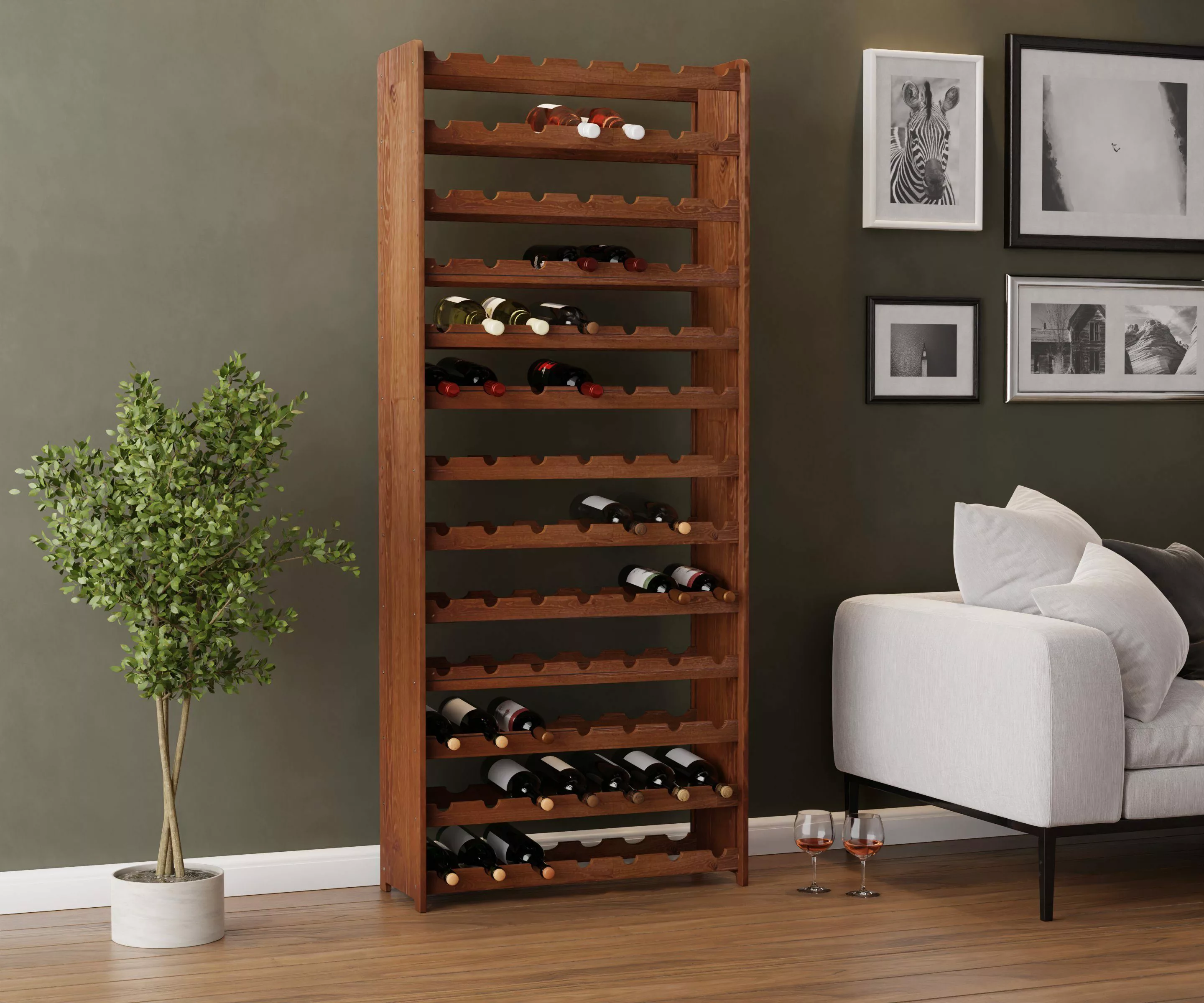 Lenmar Weinregal Weinregal Weinregal Holz Flaschenregal günstig online kaufen