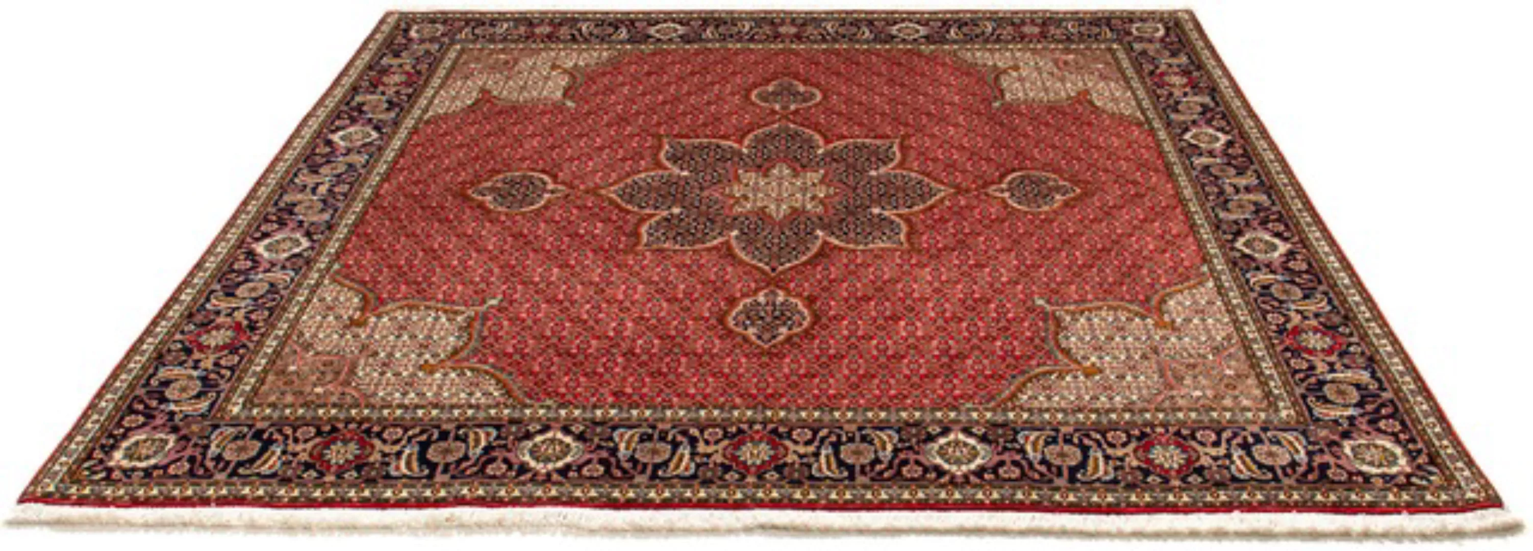 morgenland Orientteppich »Perser - Täbriz quadratisch - 203 x 200 cm - rot« günstig online kaufen