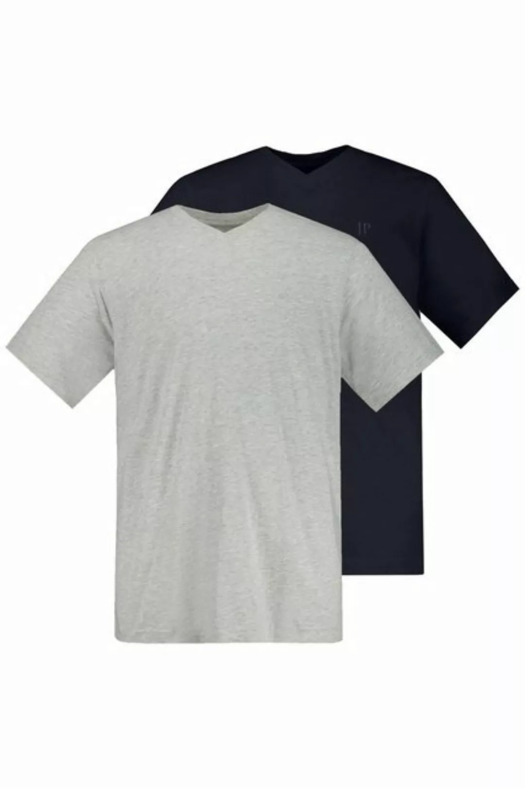 JP1880 T-Shirt JP1880 T-Shirts Basic 2er-Pack V-Ausschnitt (2-tlg) günstig online kaufen