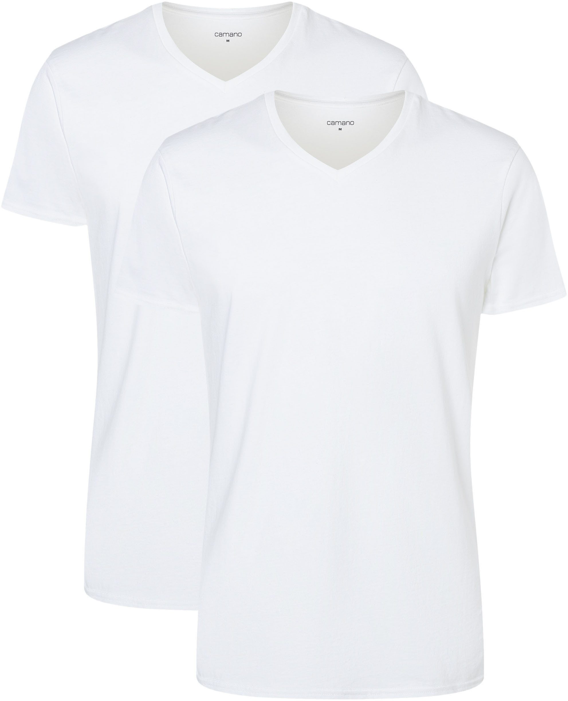 Camano T-Shirt "comfort", (2er Pack), mit Rundhalsausschnitt günstig online kaufen