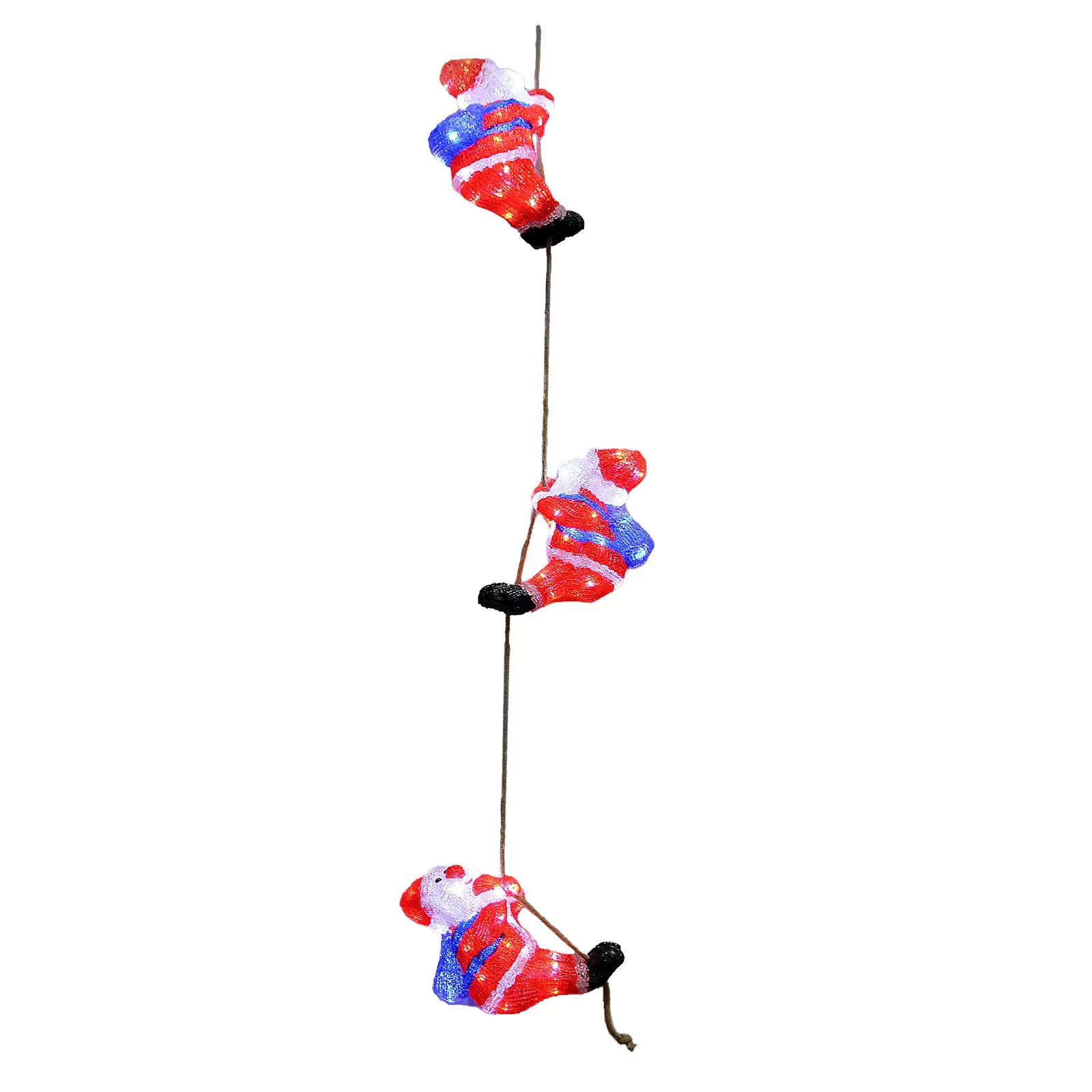 LED Acryl Figur Weihnachtsmann Trio günstig online kaufen