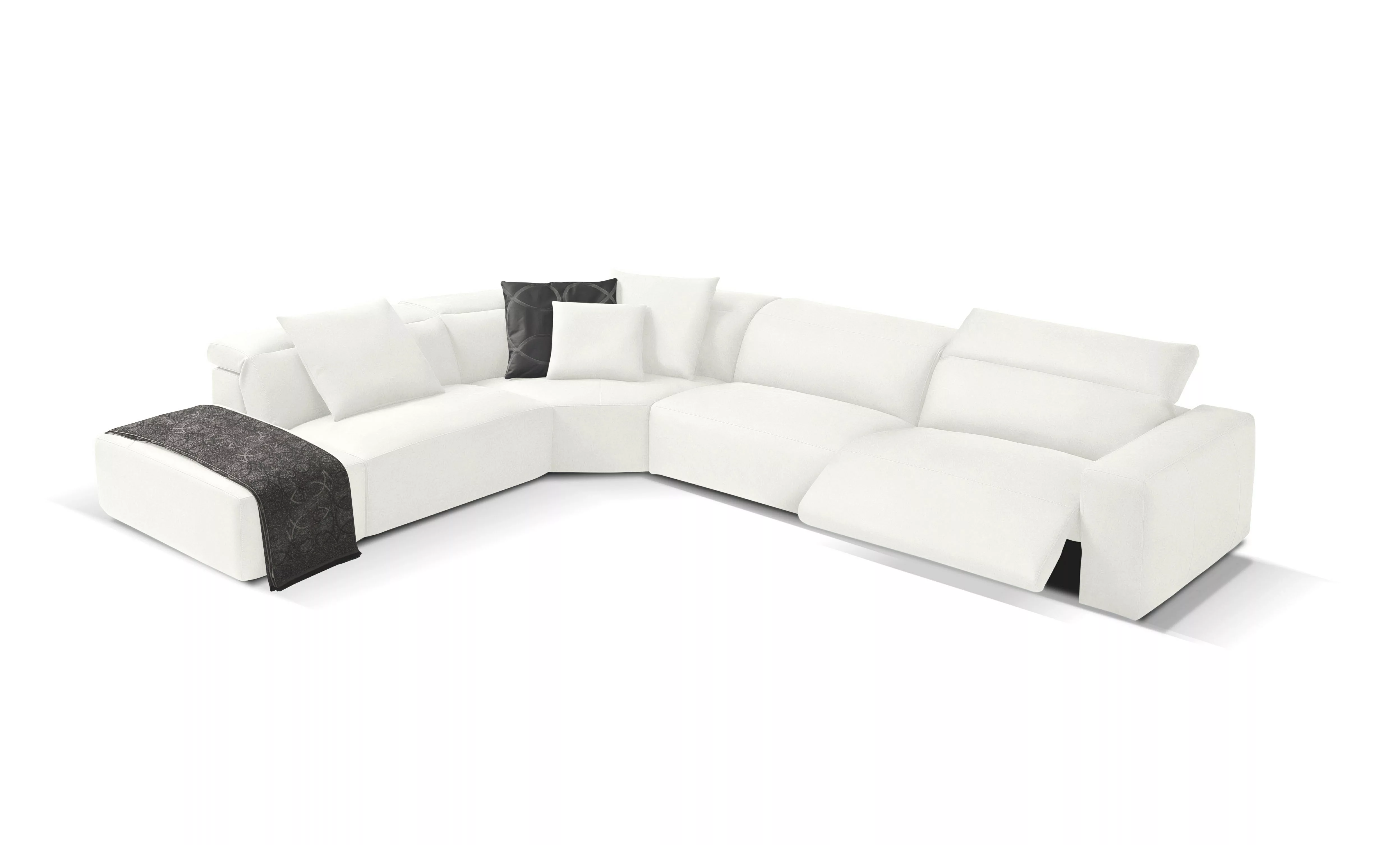 Egoitaliano Ecksofa "Beverly, extravangantes Designsofa mit erstklassigem S günstig online kaufen