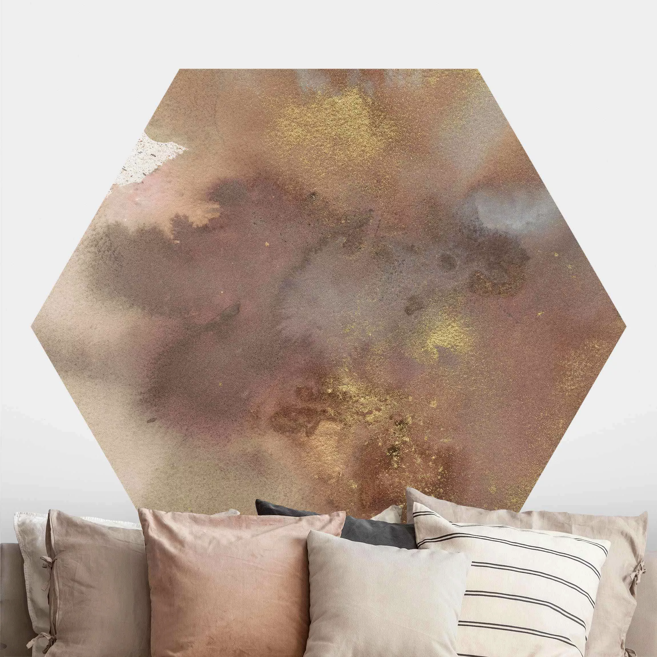 Hexagon Fototapete selbstklebend Himmelsträumerei I günstig online kaufen
