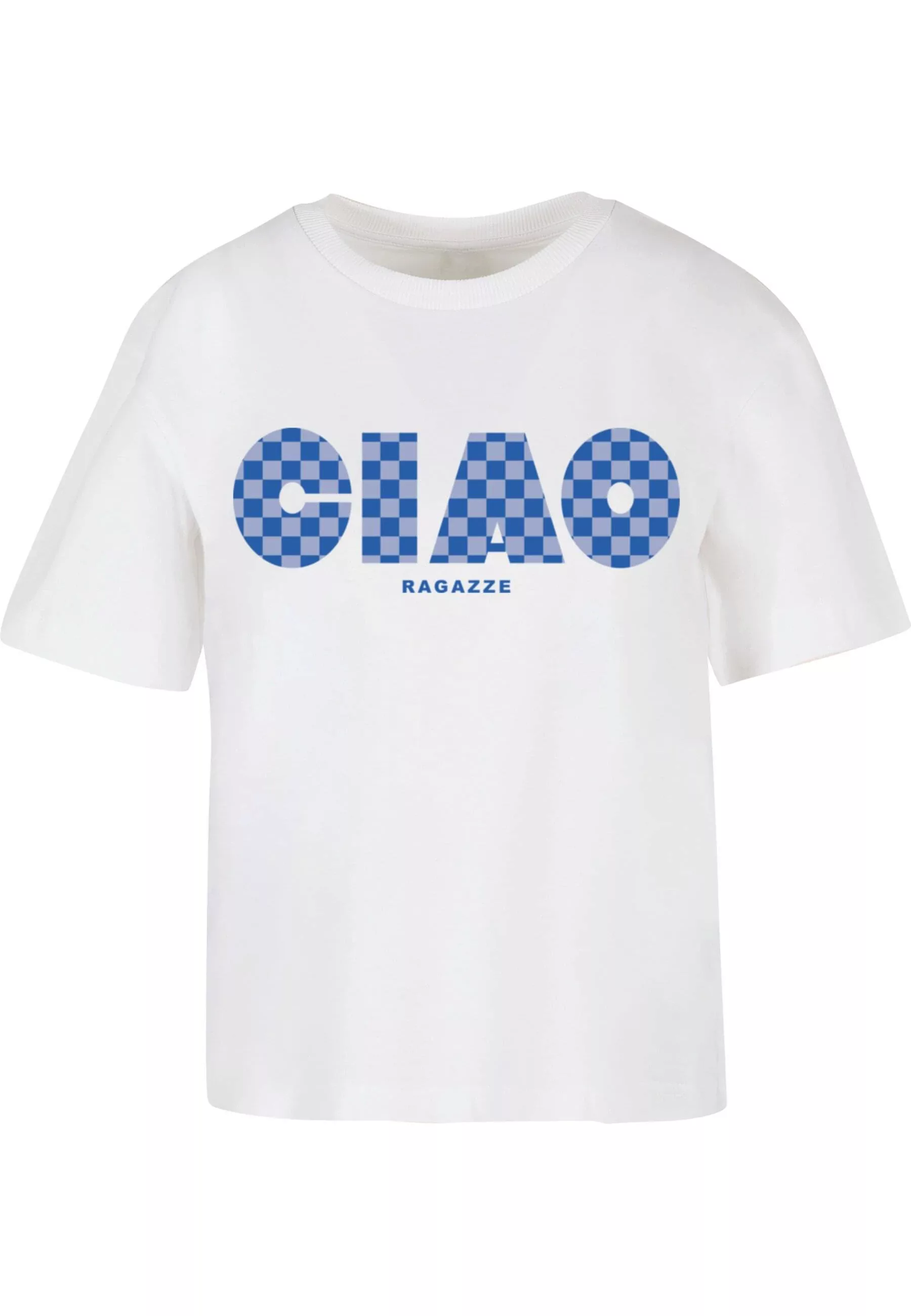 Miss Tee T-Shirt "Miss Tee Damen Ciao Ragazze Tee", (1 tlg.) günstig online kaufen