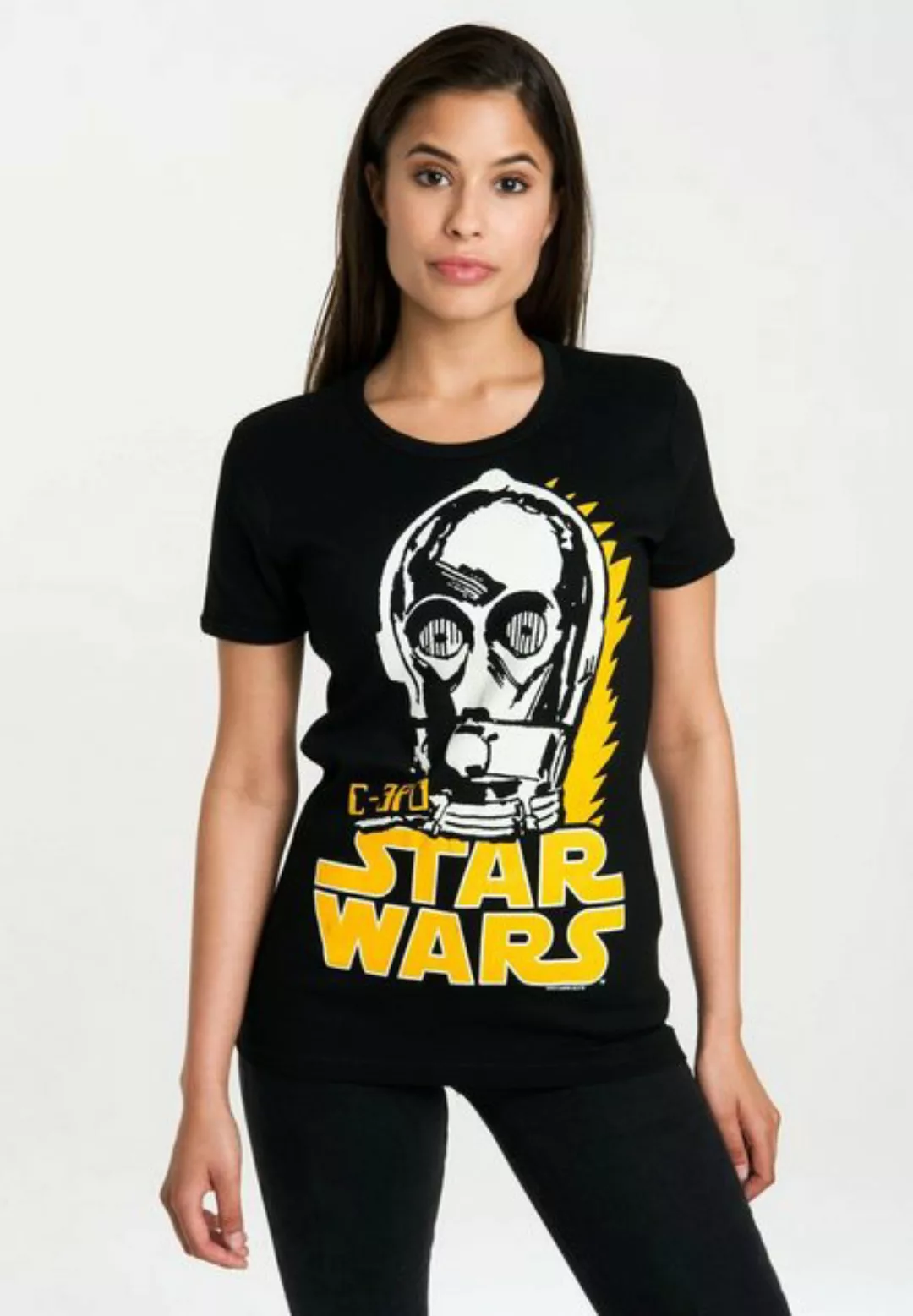 LOGOSHIRT T-Shirt C-3PO mit lizenziertem Originaldesign günstig online kaufen