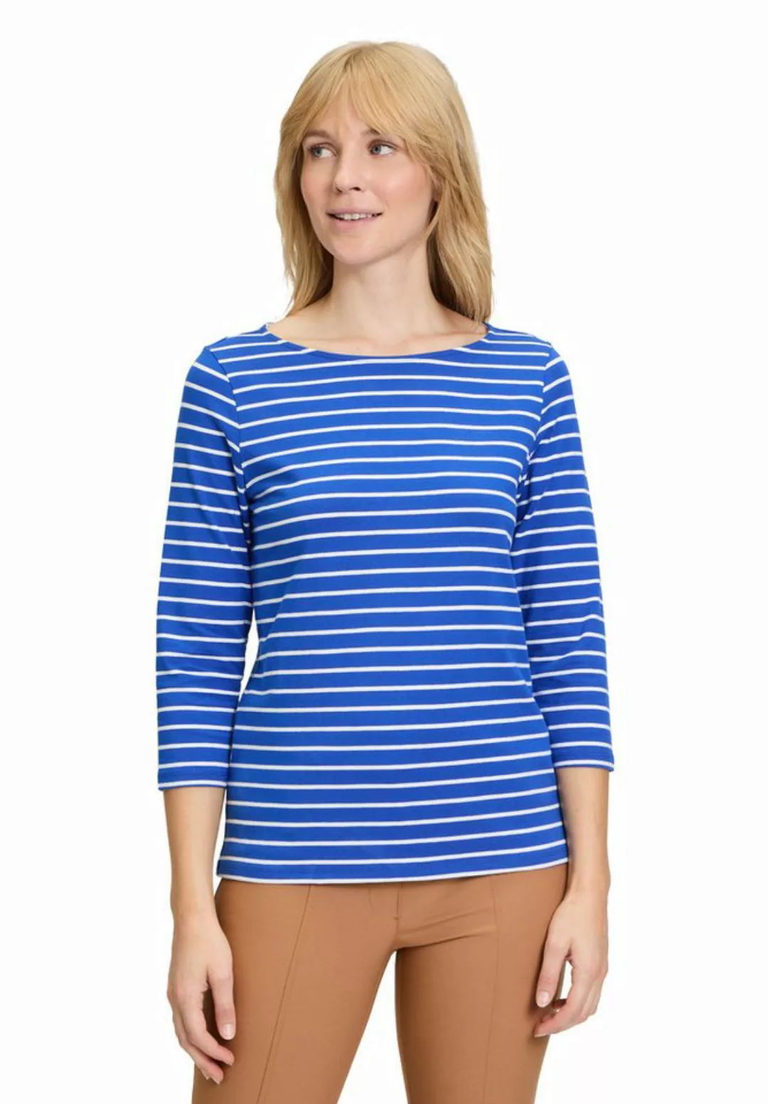 Betty Barclay 3/4-Arm-Shirt Betty Barclay Ringelshirt mit U-Boot-Ausschnitt günstig online kaufen