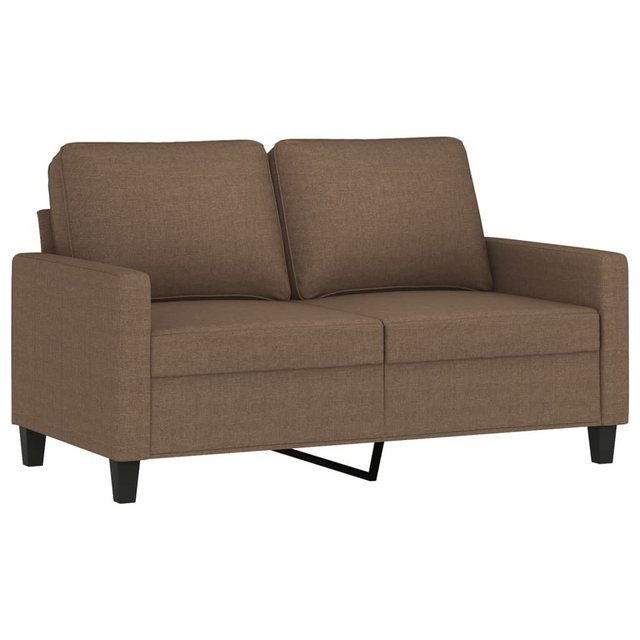 vidaXL Sofa, 2-Sitzer-Sofa Braun 120 cm Stoff günstig online kaufen