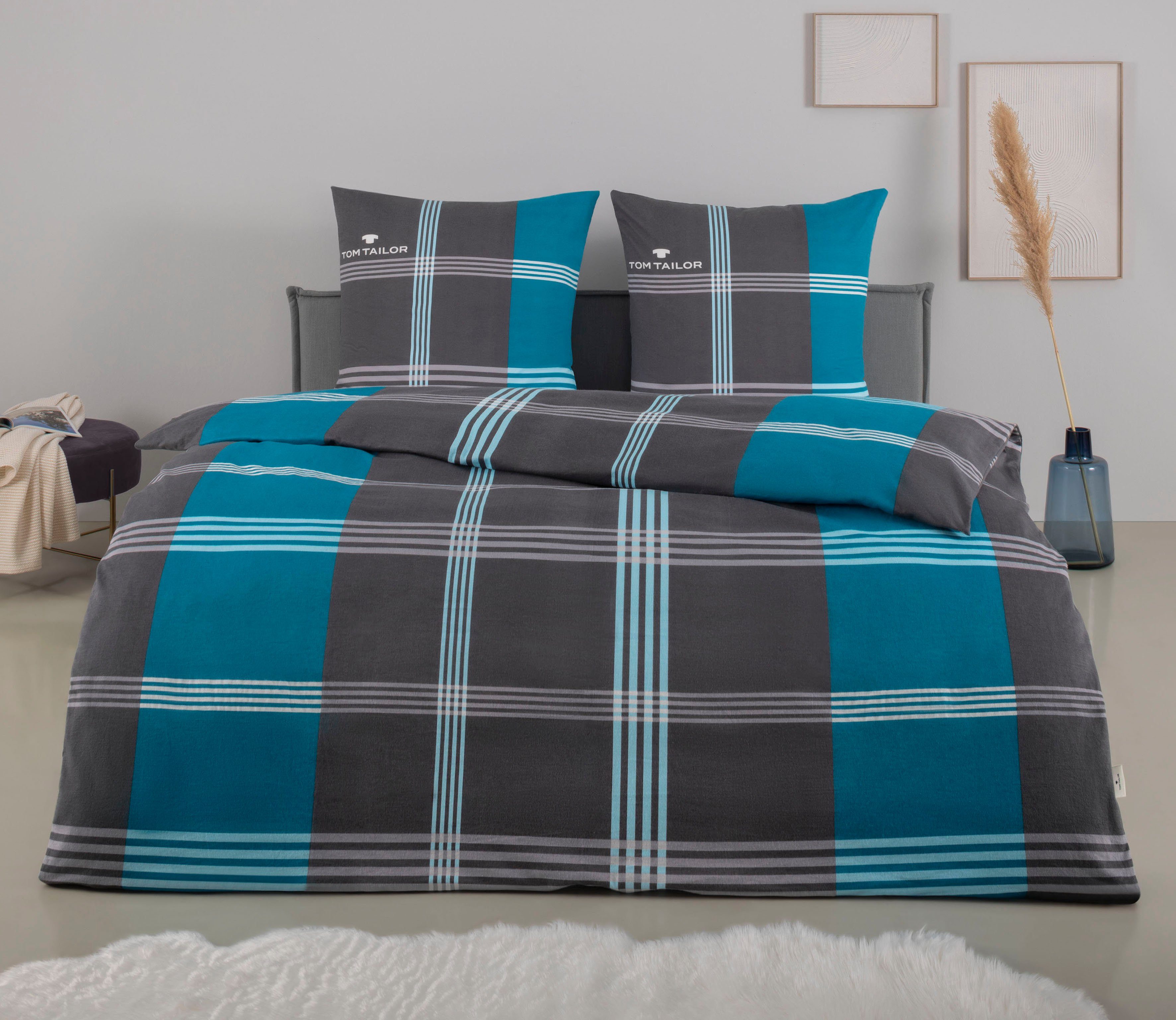 TOM TAILOR HOME Bettwäsche Ole, Biber, günstig online kaufen