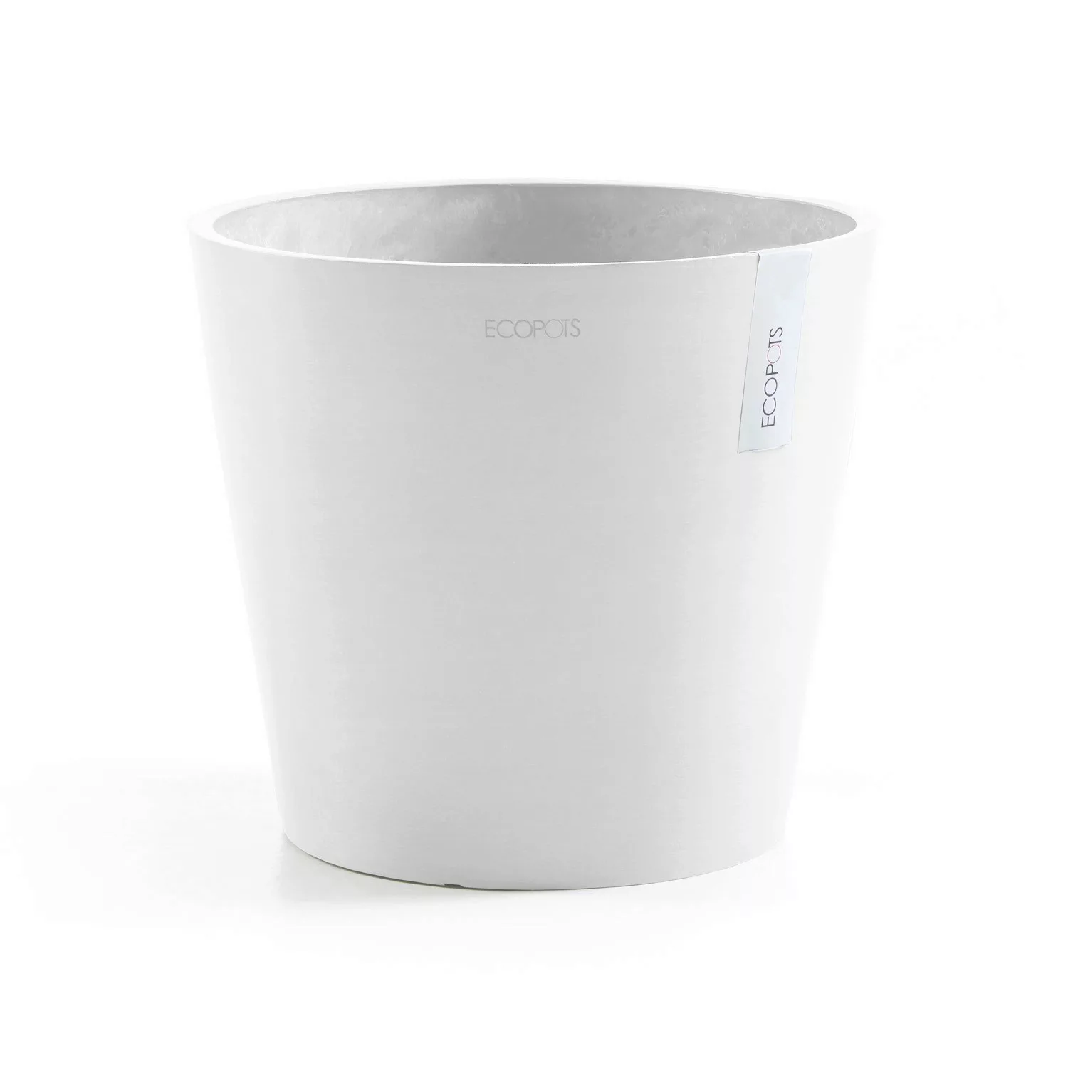 Ecopots Pflanztopf Amsterdam Weiss Ø 30 cm / Höhe 26,3 cm günstig online kaufen