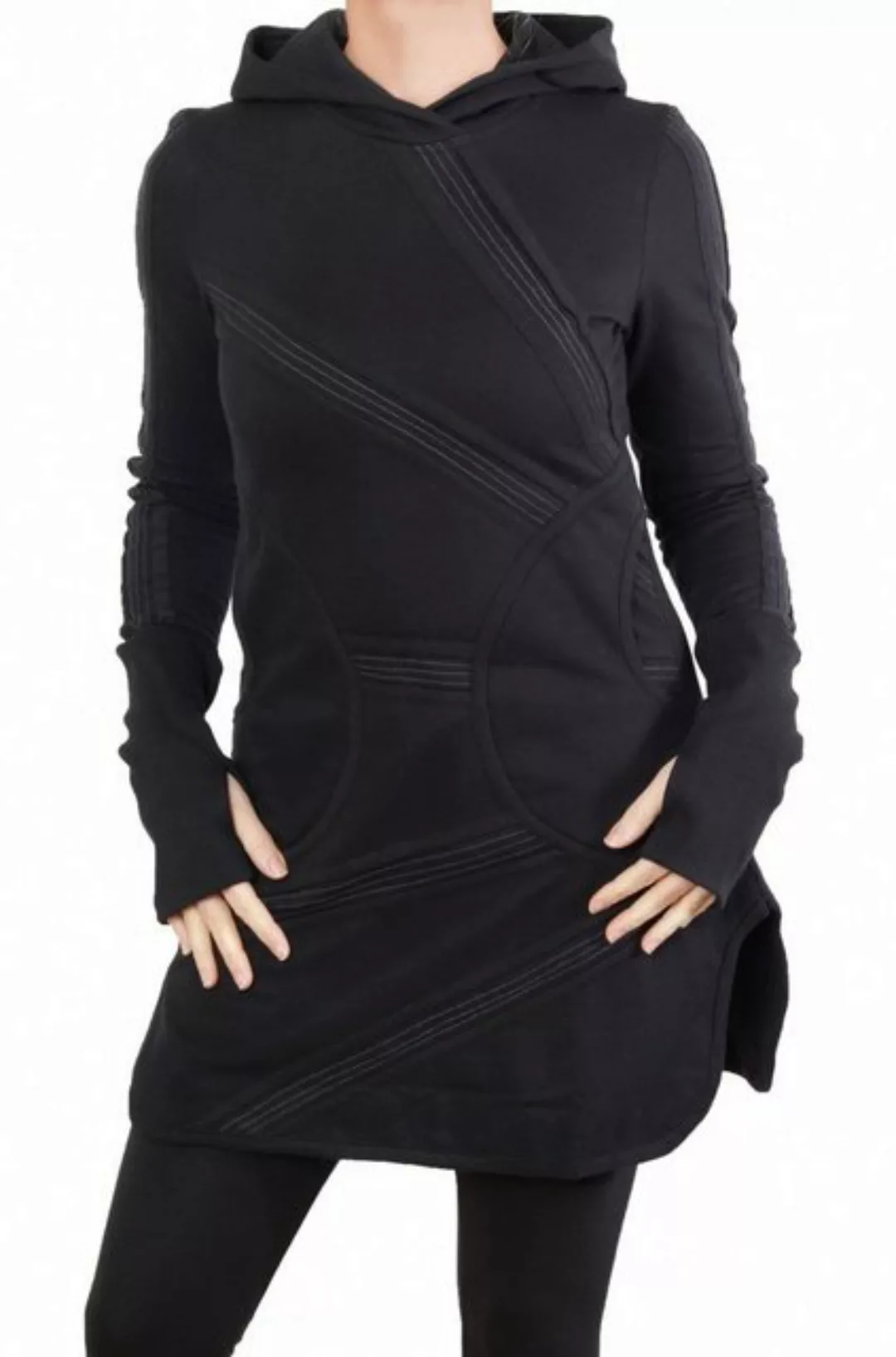 PUREWONDER Sweatkleid Kapuzenkleid Hoodiekleid dr39 Sweat günstig online kaufen